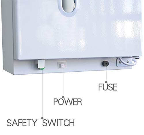 27L Automatic Temperature Control UV Sterilizer Cabinet with 10 Free Plates - Perfect for Baby Bottles, Kitchen Utensils & Medical Tools (Model XS-401)