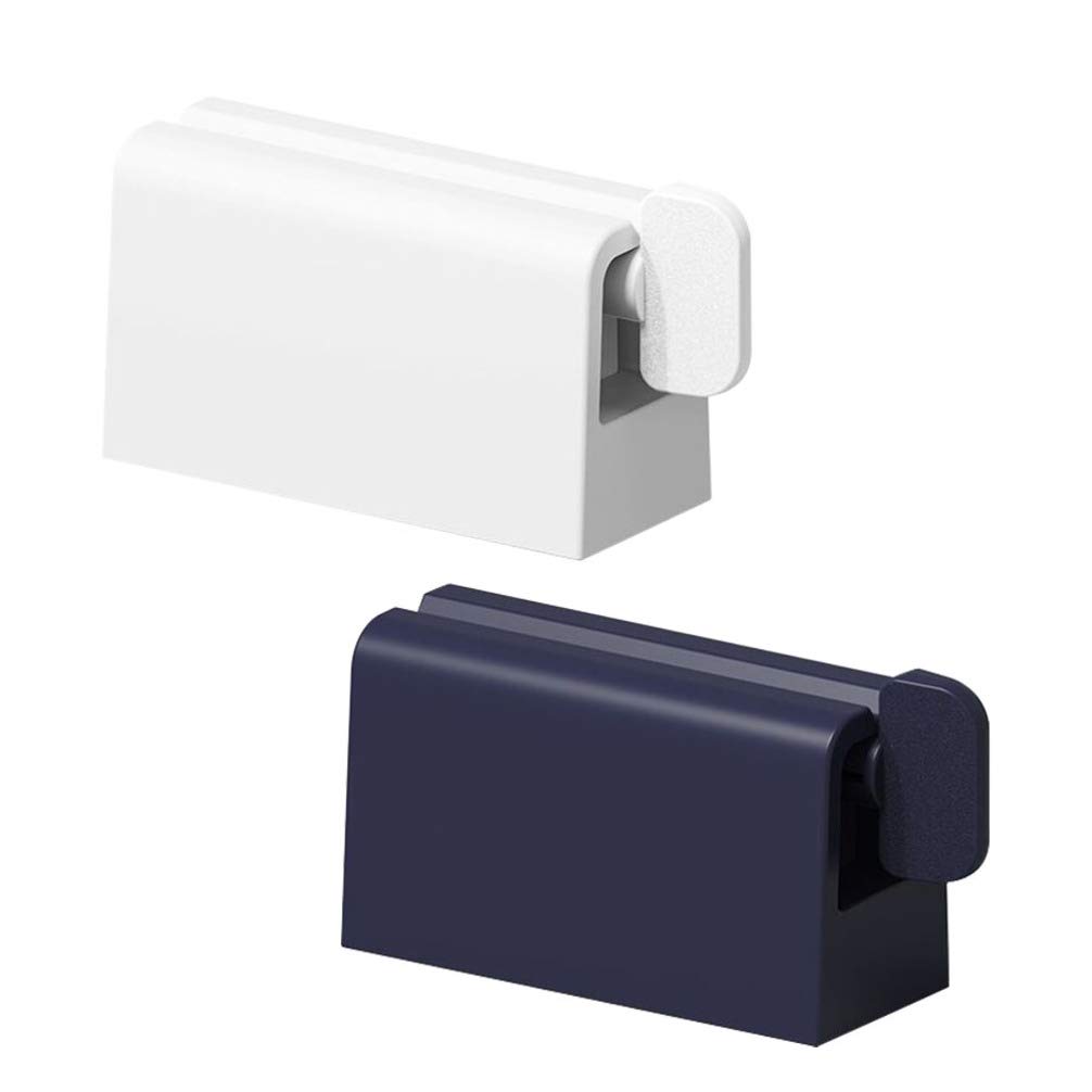 POPETPOP 2-Pack Plastic Toothpaste Tube Squeezer & Face Wash Dispenser - Cosmetic Oil Extractor & Facial Gadget for Easy Squeezing - Perfect for Bathroom, Travel, and Skincare Routine