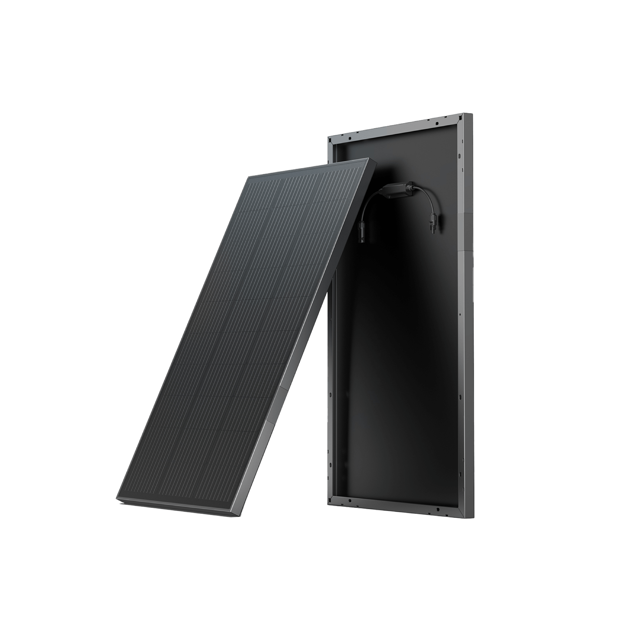 EcoFlow 100W Rigid Solar Panel - Portable Solar Charger for RV, Camping & Off-Grid Power - High Efficiency Monocrystalline Solar Panel for Outdoor Adventures & Emergency Backup