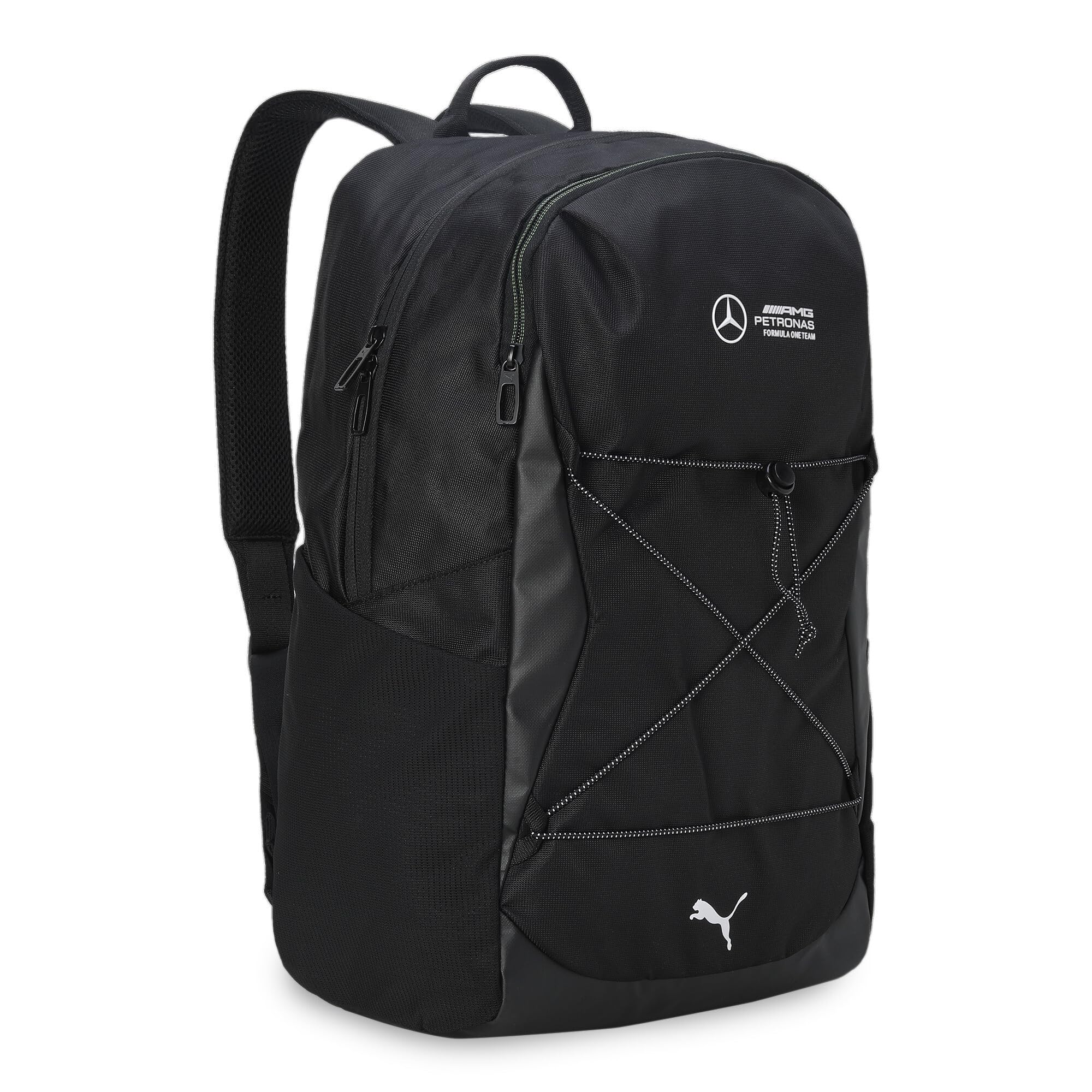 PUMA Mercedes-AMG Petronas Formula 1 Backpack - Black, One Size Fits All - Durable Racing Backpack for School, Travel & Motorsport Events
