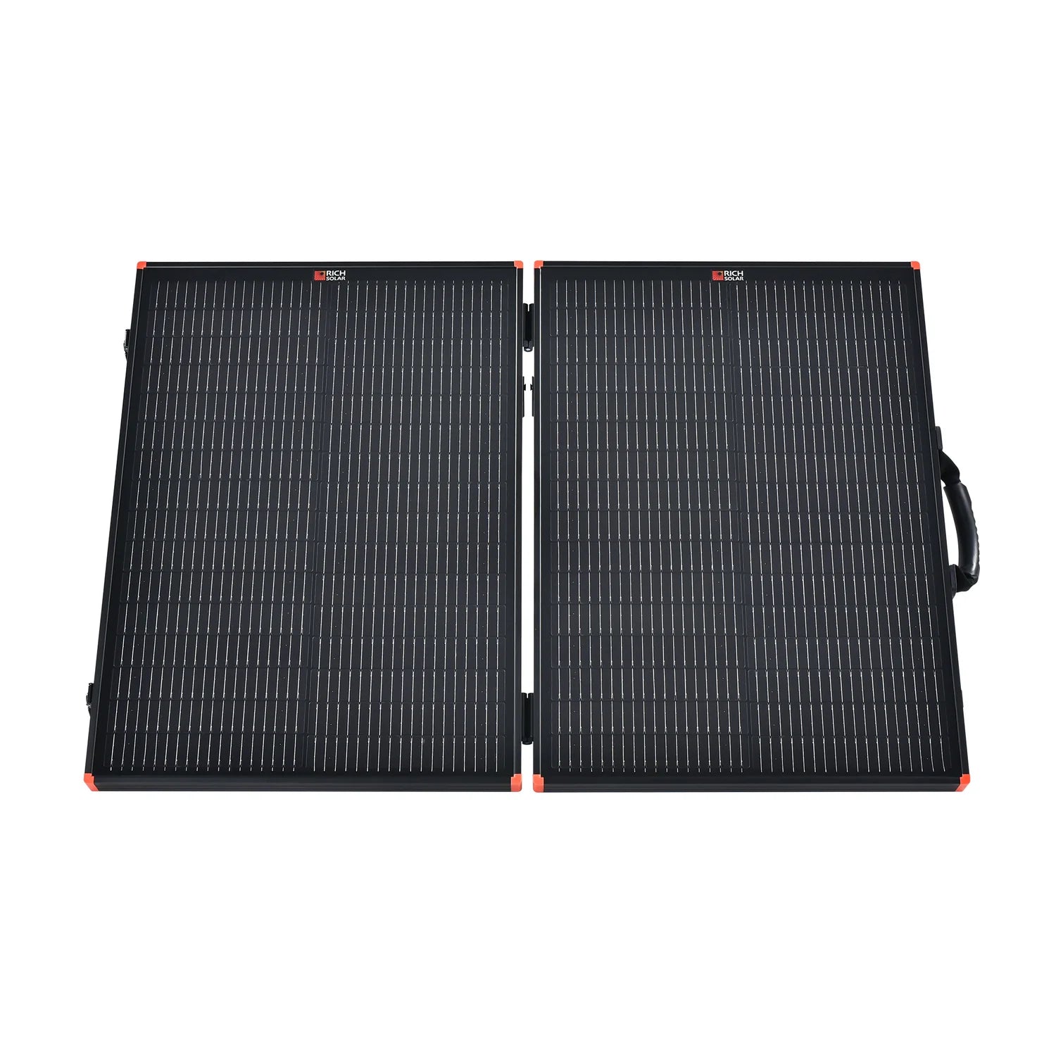 Rich Solar MEGA 100 Watt Portable Solar Panel Briefcase - Foldable Solar Charger for Camping, RV, Boating & Off-Grid Power - High Efficiency 12V Solar Panel Kit with USB Ports