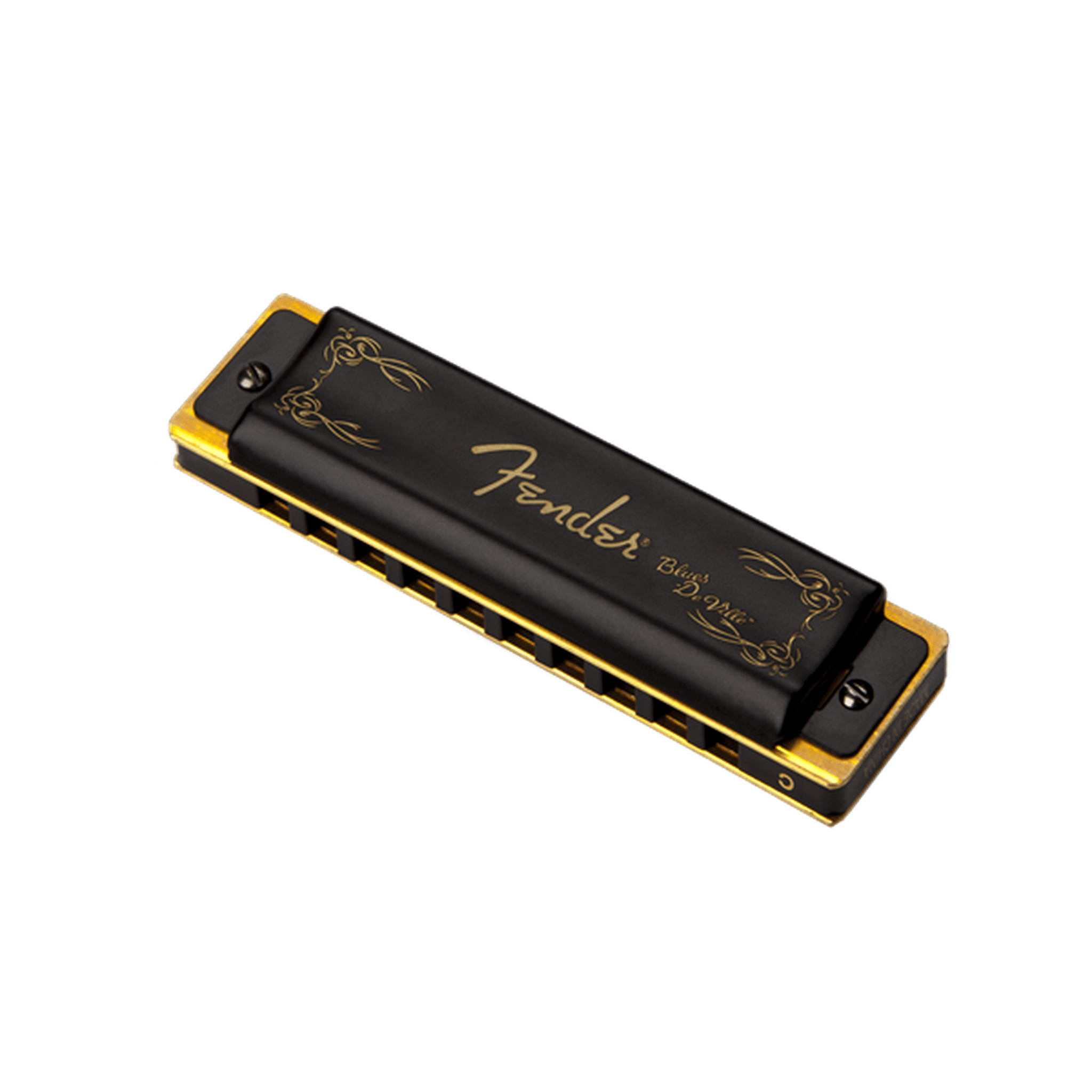 Fender Harmonica Blues Deville - Professional 10-Hole Diatonic Harmonica for Blues & Rock Music - Perfect for Live Performances & Studio Recording