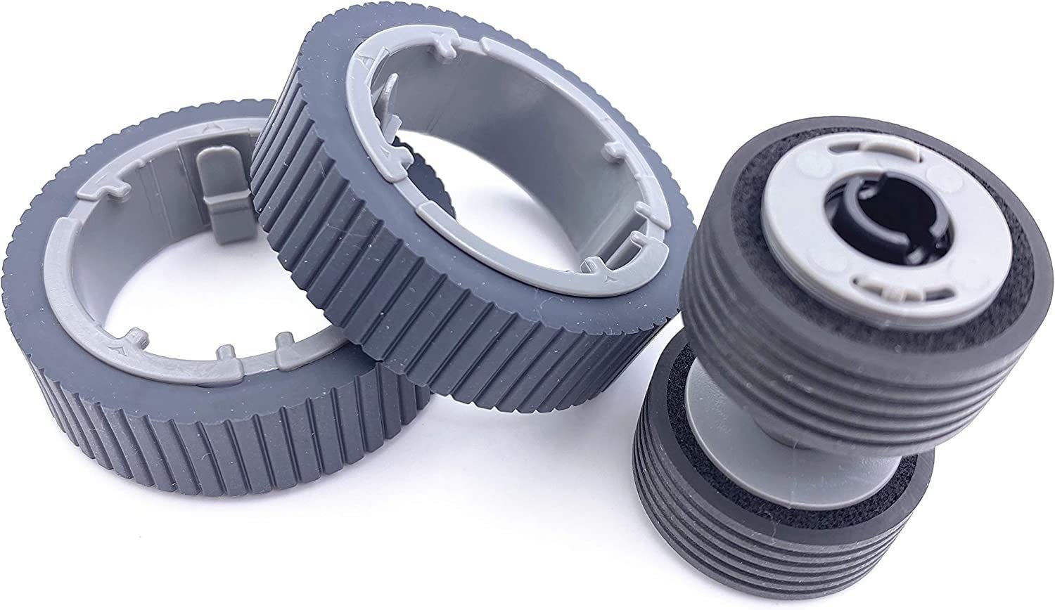10-Pack Replacement Roller Kit (PA03670-0001 & PA03670-0002) - Pickup Roller, Brake Roller & Consumables for Fujitsu Fi-7160/Fi-7260/Fi-7140/Fi-7240/Fi-7180 Scanners - Perfect for Office Document Scanning & High-Volume Workflows