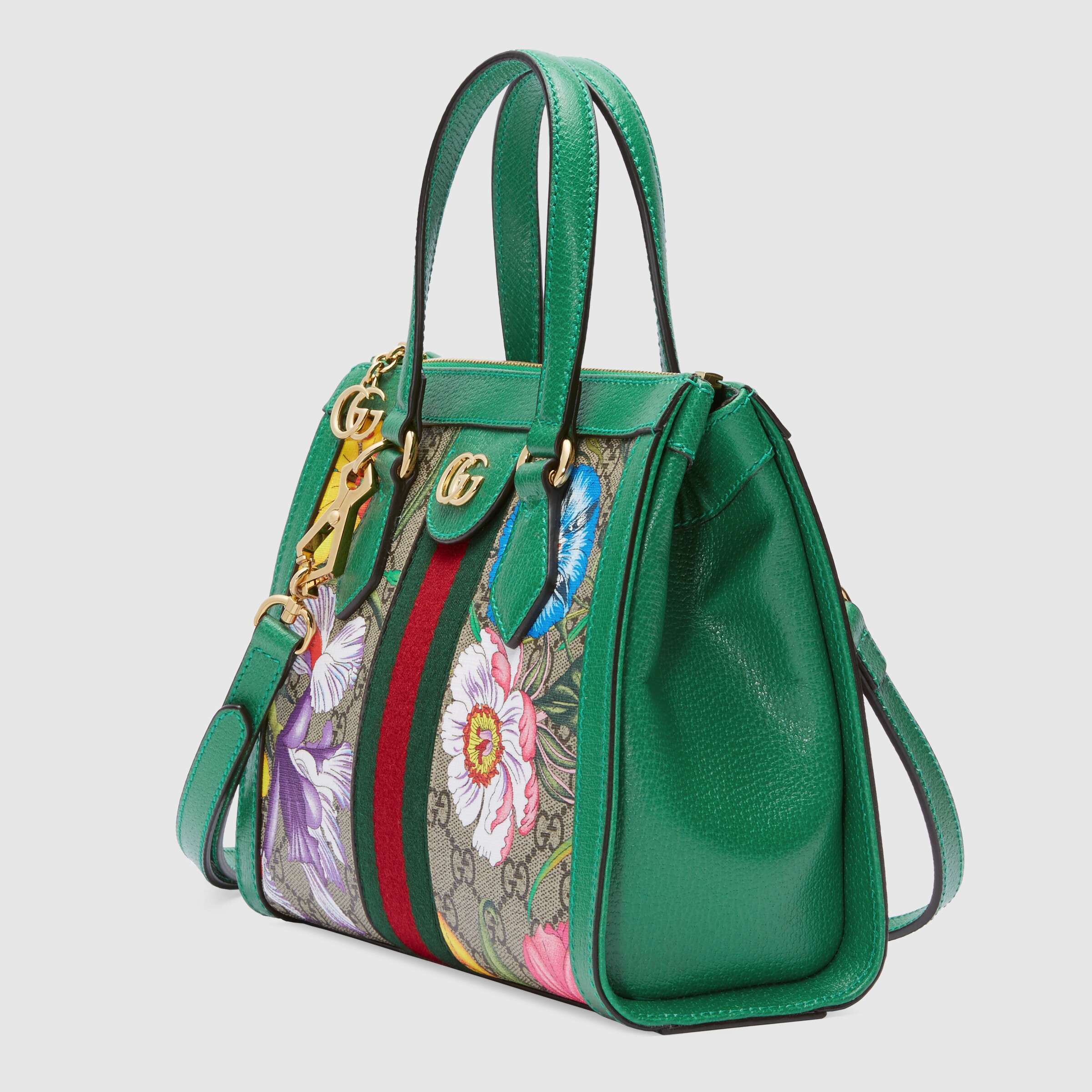 Gucci Ophidia GG Flora Small Tote Bag - Online Exclusive - Perfect for Work, Travel & Everyday Use