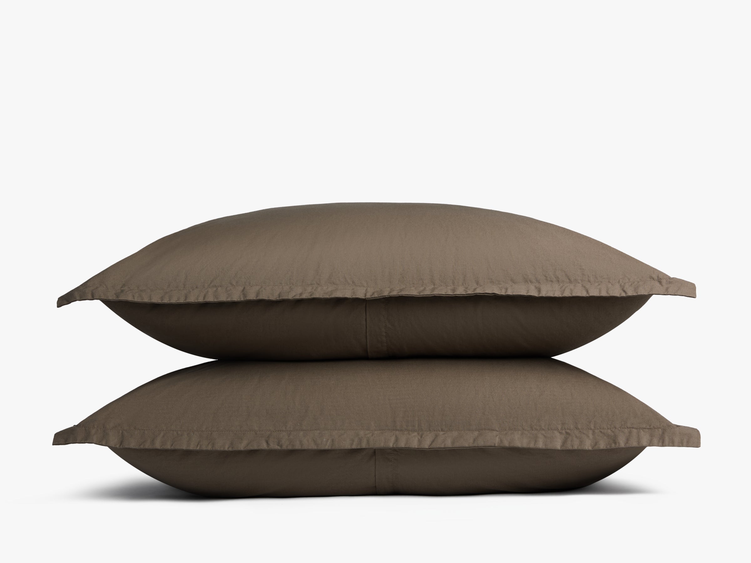 Premium Brushed Cotton Pillow Sham Set - Soft & Comfortable (Ash Gray) for Cozy Bedroom Decor & Luxury Home Styling