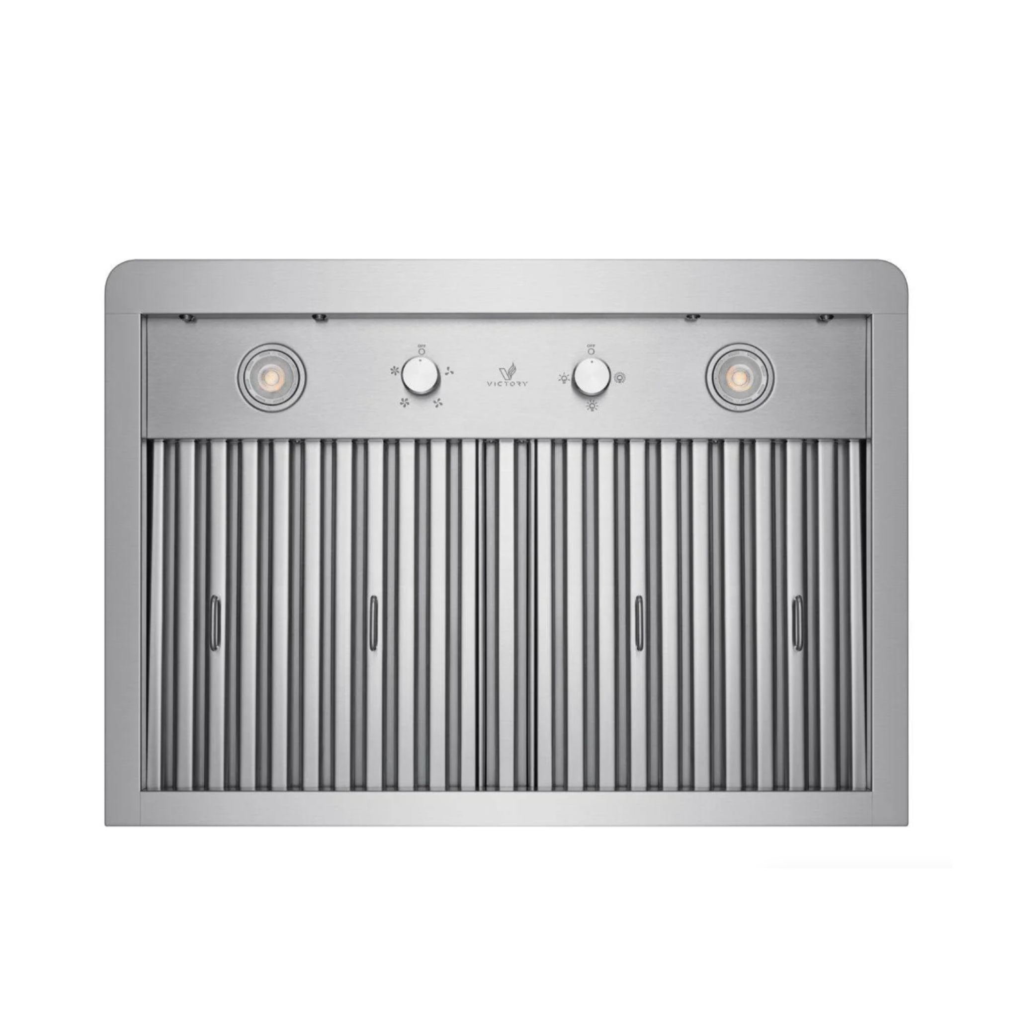Victory 36-Inch Wall Mounted Range Hood - 450 CFM Stainless Steel Kitchen Vent Hood with LED Lights - Perfect for Modern Kitchens & Open-Concept Homes