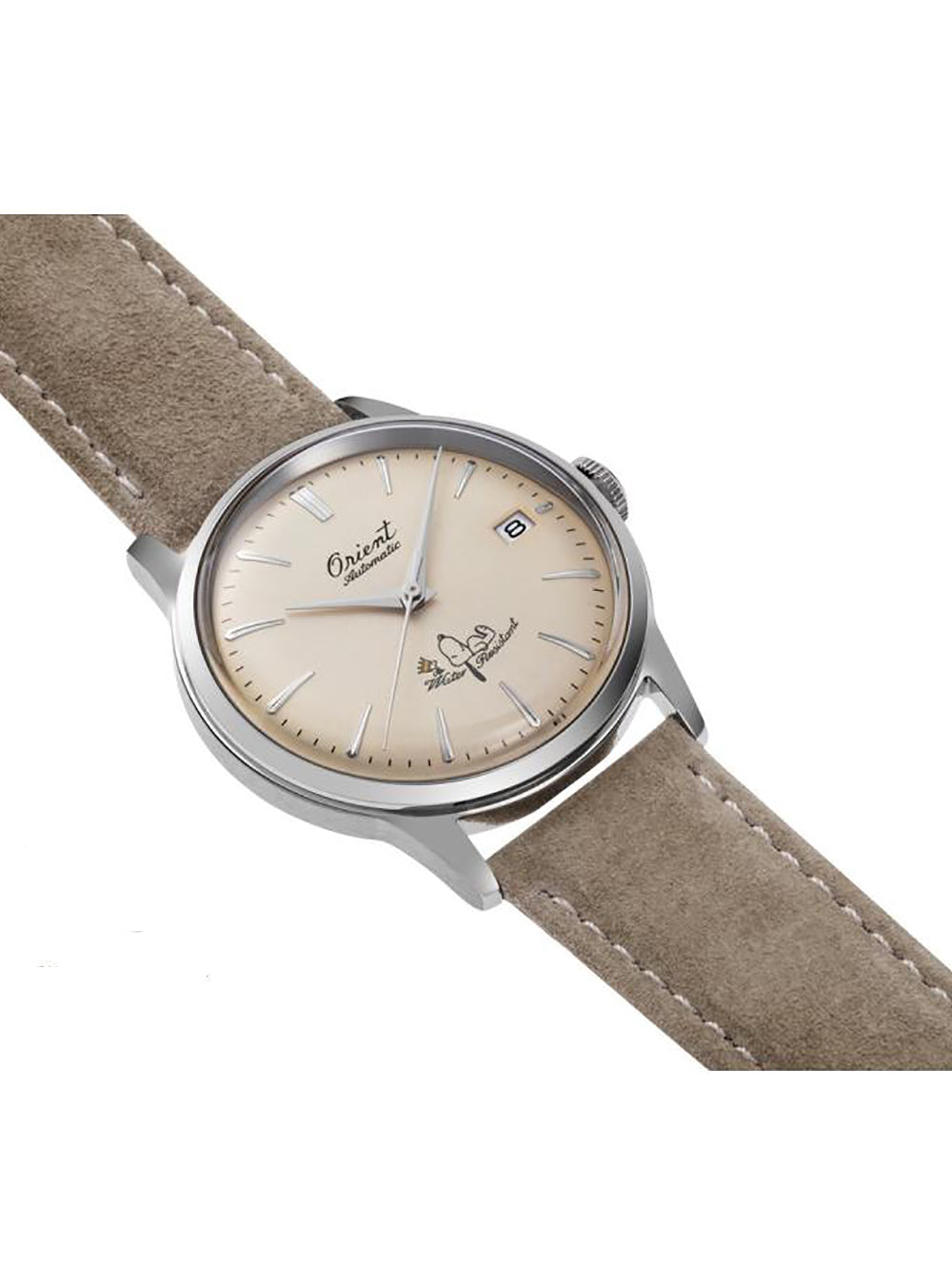 ORIENT MECHANICAL CLASSIC BAMBINO 38mm Watch - Peanuts Collaboration Limited Edition RN AC0M17G (JDM) | Automatic Dress Watch for Men, Perfect for Business, Formal Events & Collectors