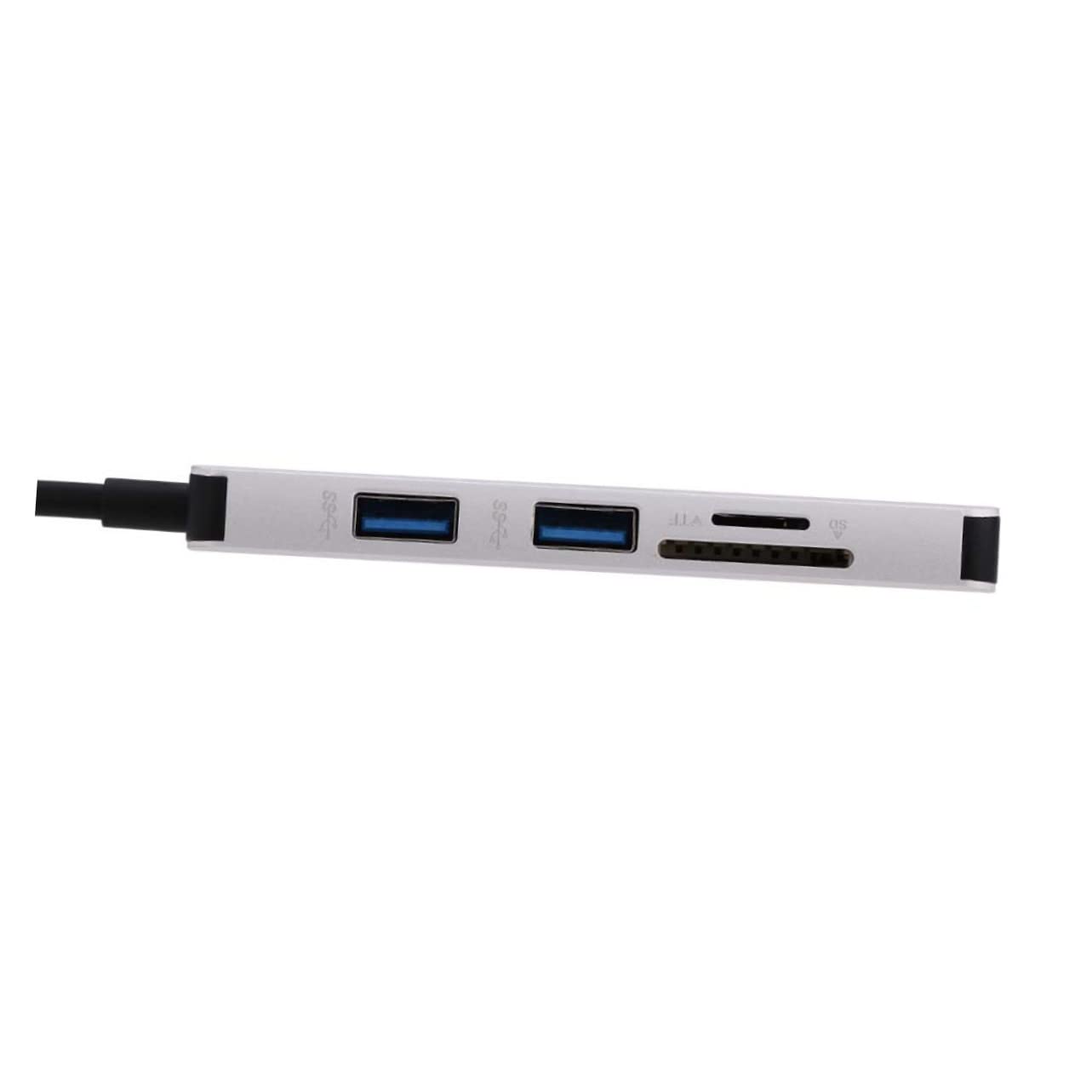OSALADI 5-in-1 USB C Hub Adapter with Ethernet Port, SD Card Reader, USB 3.0 Ports - Perfect for MacBook Pro/Air, Chromebook, Windows Laptops & Home Office Workstations