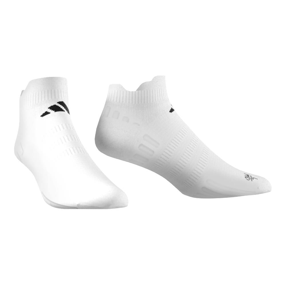 Adidas Tennis Cushioned Low Socks - 1 Pair White Athletic Socks for Men & Women - Perfect for Tennis, Running & Sports Activities