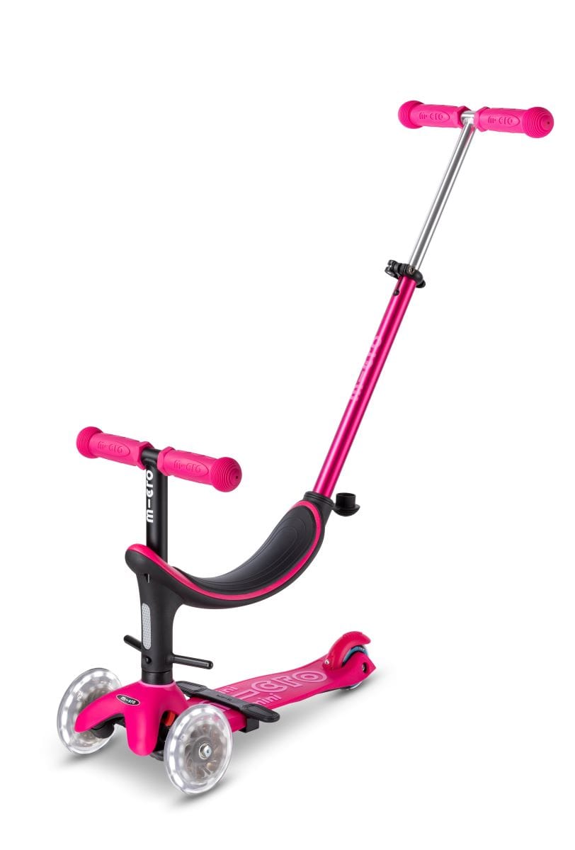 Micro Kickboard Micro Mini 2 Grow LED Scooter for Kids - Light Up 3 Wheel Kick Scooter for Boys & Girls Ages 2-5 Years - Fun Outdoor & Indoor Riding Toy for Toddlers