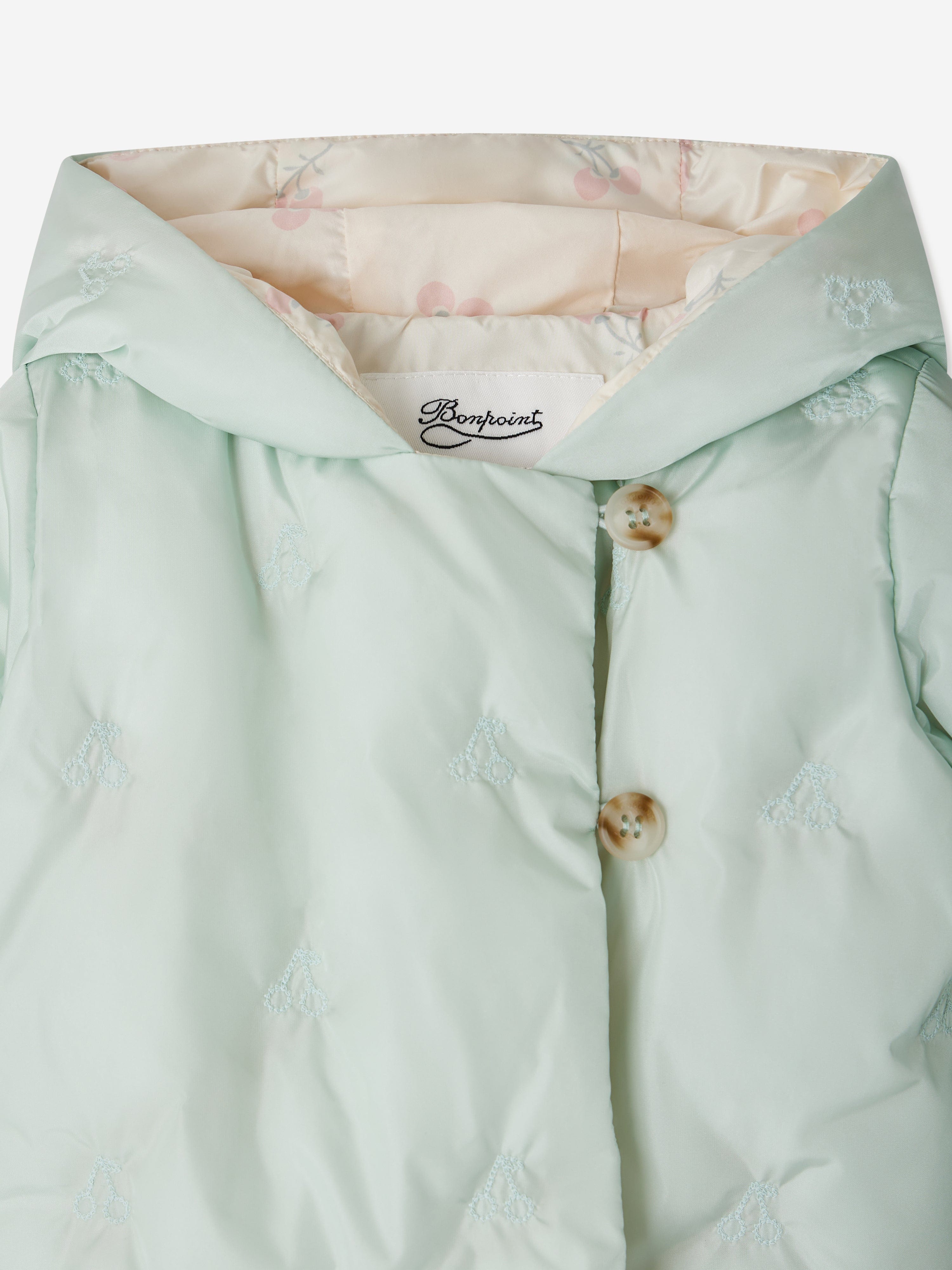 Baby Girls' Padded Bonno Jacket in Green | Warm Winter Coat for Toddlers | Perfect for Outdoor Play & Cold Weather