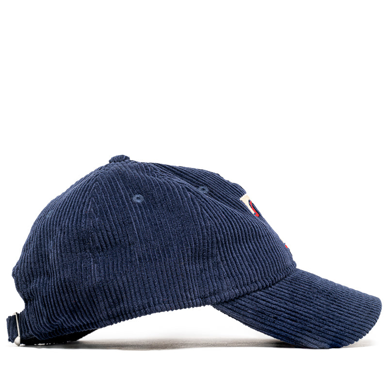 New Era Corduroy Texas Rangers 9TWENTY Strapback Hat - Navy Blue Adjustable Baseball Cap for Men & Women - Perfect for Baseball Games, Outdoor Activities & Casual Wear
