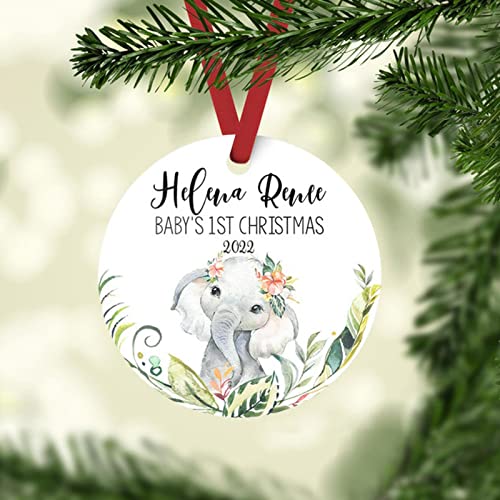 Elephant Christmas Ornament