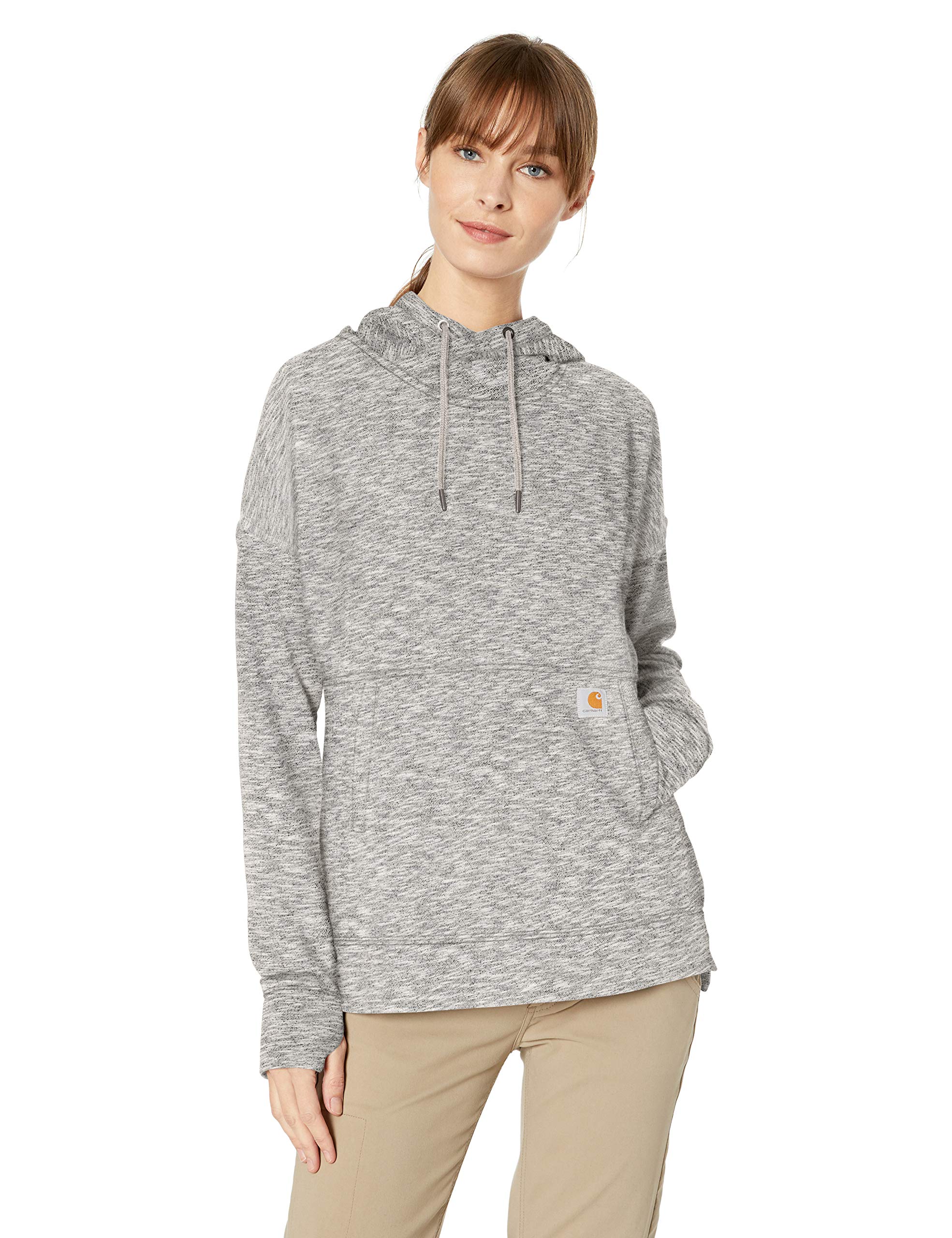 Carhartt Women's Newberry Fleece Hoodie - Warm Pullover Sweatshirt for Work & Outdoor (Regular & Plus Sizes) | Perfect for Construction, Hiking & Casual Wear