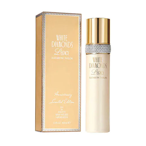 Elizabeth Taylor White Diamonds Legacy 100ml Eau De Toilette for Women - Luxurious Floral Fragrance for Evening Wear, Special Occasions & Romantic Dates