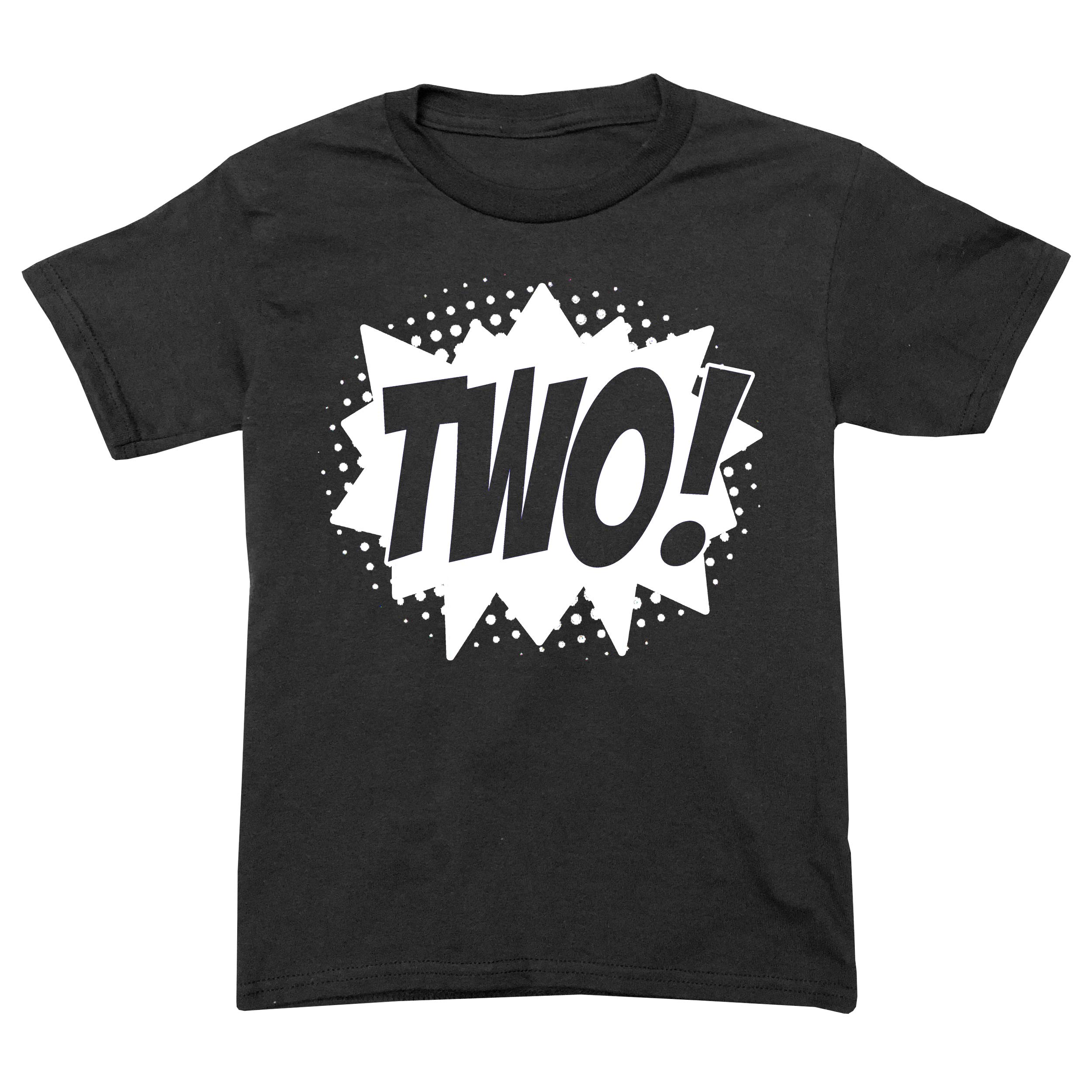 Happy Family Clothing Superhero 2nd Birthday T-Shirt for Kids - Fun Party Outfit & Gift for Toddler Boys & Girls