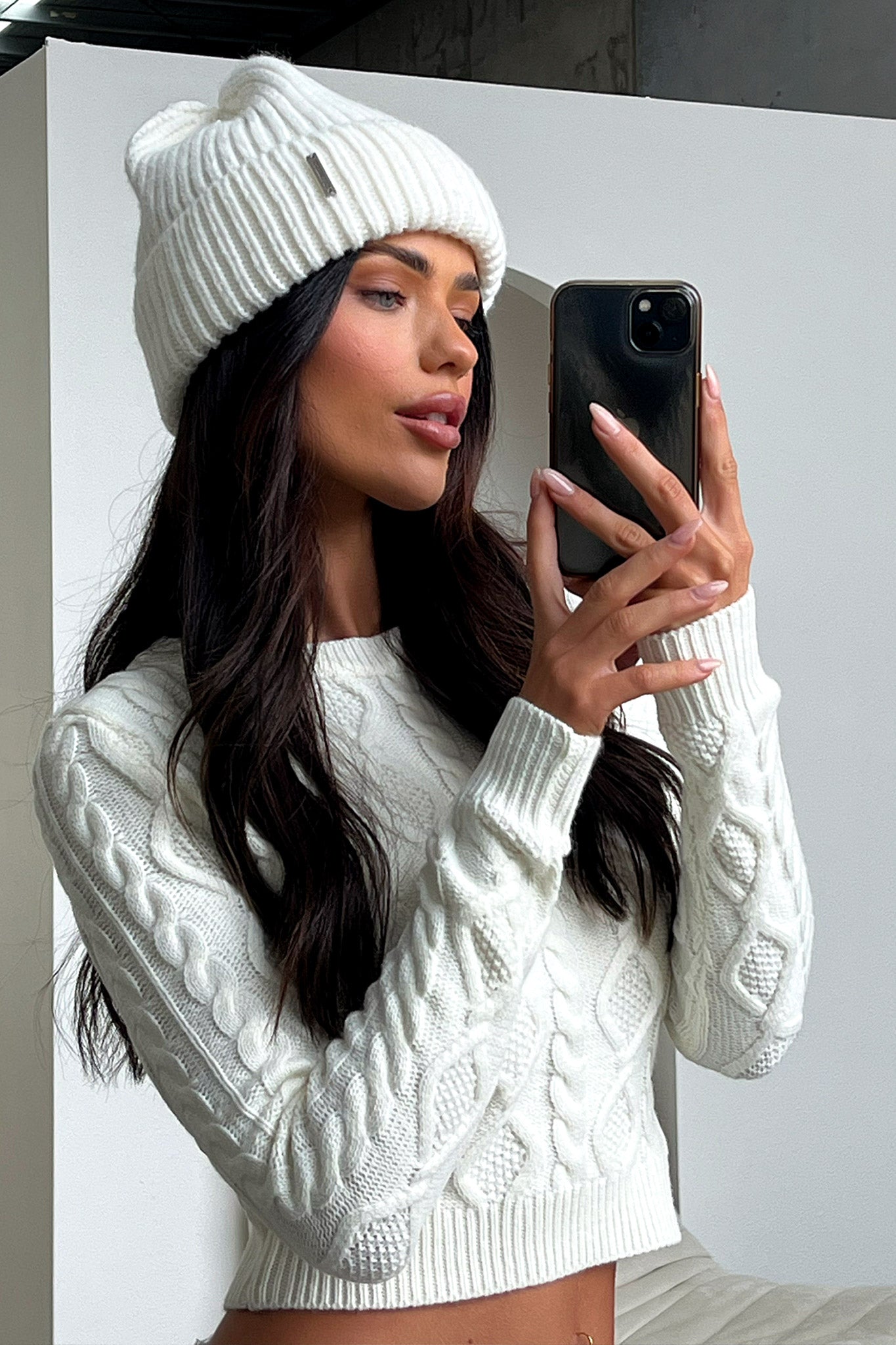 Luna Beanie Hat for Women & Men - Soft Winter Knit Beanie - Warm Fleece Lined Skull Cap - Perfect for Skiing, Snowboarding & Outdoor Activities