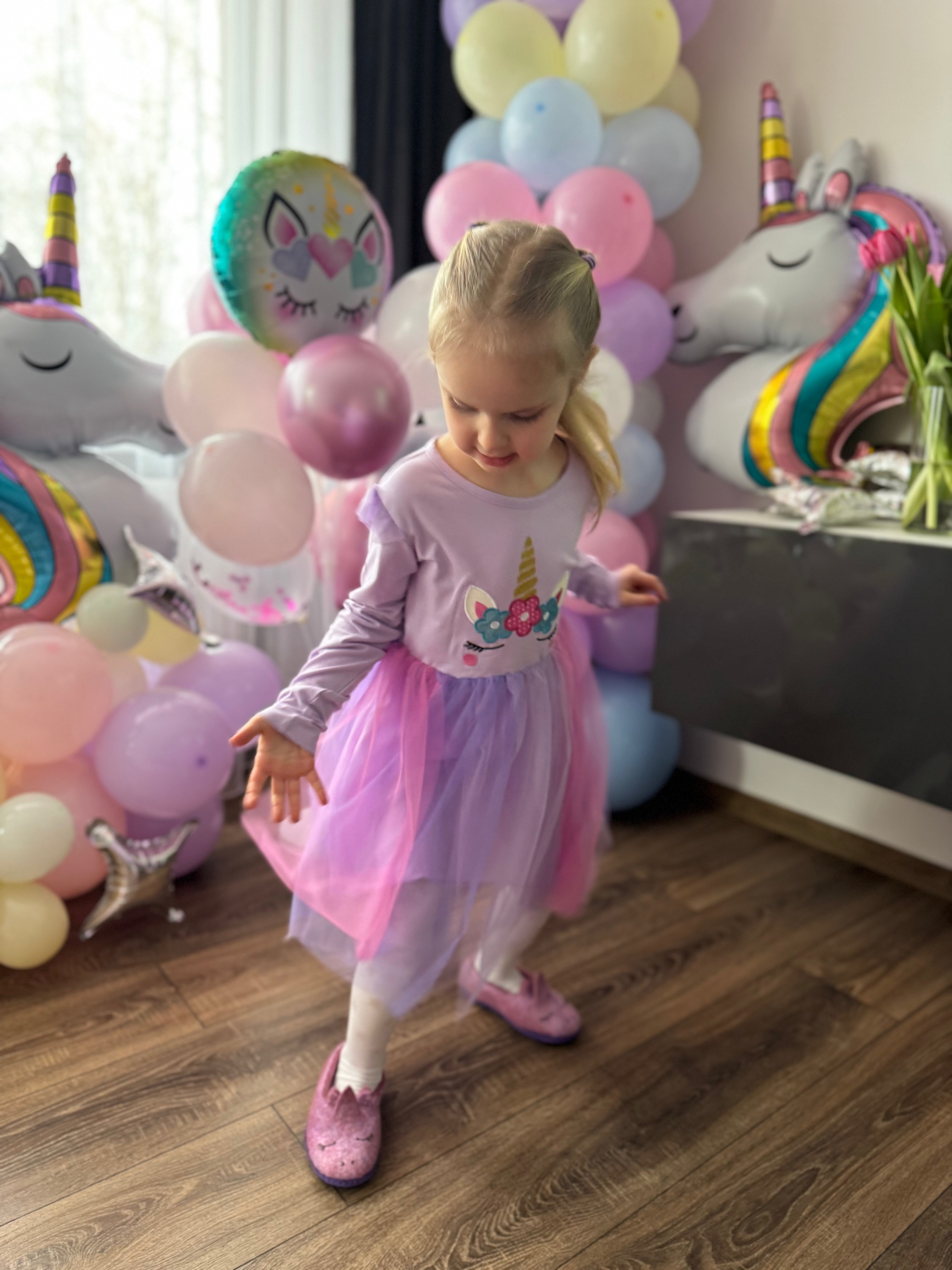 Pink Unicorn Slippers for Kids & Teens - Soft Plush House Shoes (EU 30-39) - Perfect for Indoor Comfort, Birthday Gifts & Cozy Home Wear