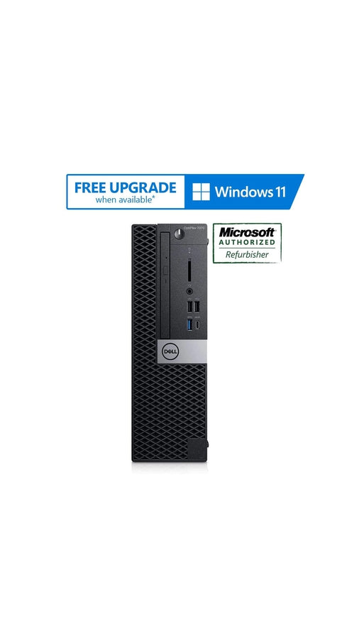 Refurbished Dell OptiPlex 7070 SFF Desktop PC - Intel Core i5-9500 3.0GHz, 16GB RAM, 256GB SSD, DVD-RW, Windows 10 Pro | Small Business & Home Office Computer for Productivity & Multitasking