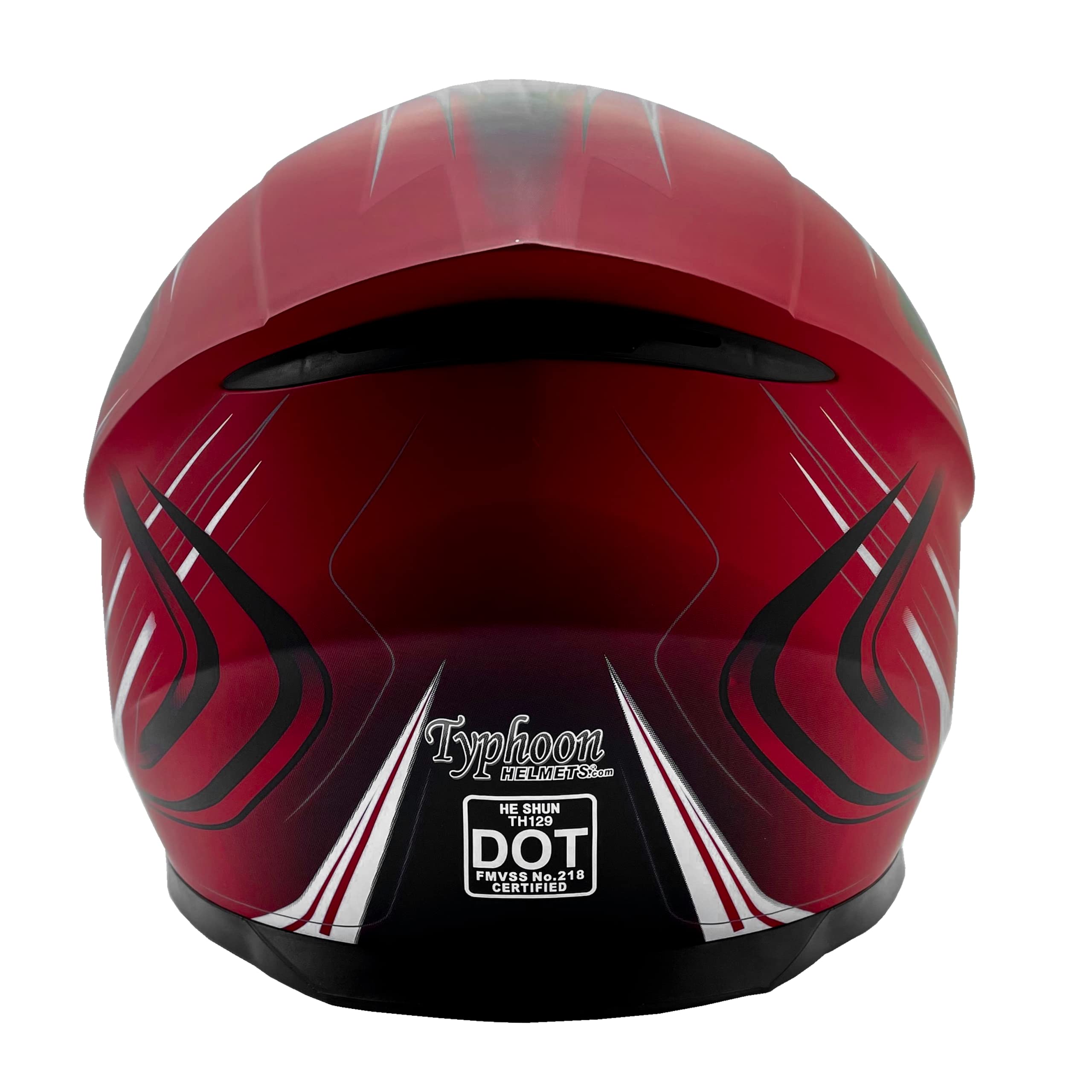 Typhoon Adult Full Face Motorcycle Helmet 3XL & 4XL - DOT Certified Safety Gear for Street Biking & Cruising - Perfect for Commuting, Road Trips & Motorcycle Enthusiasts