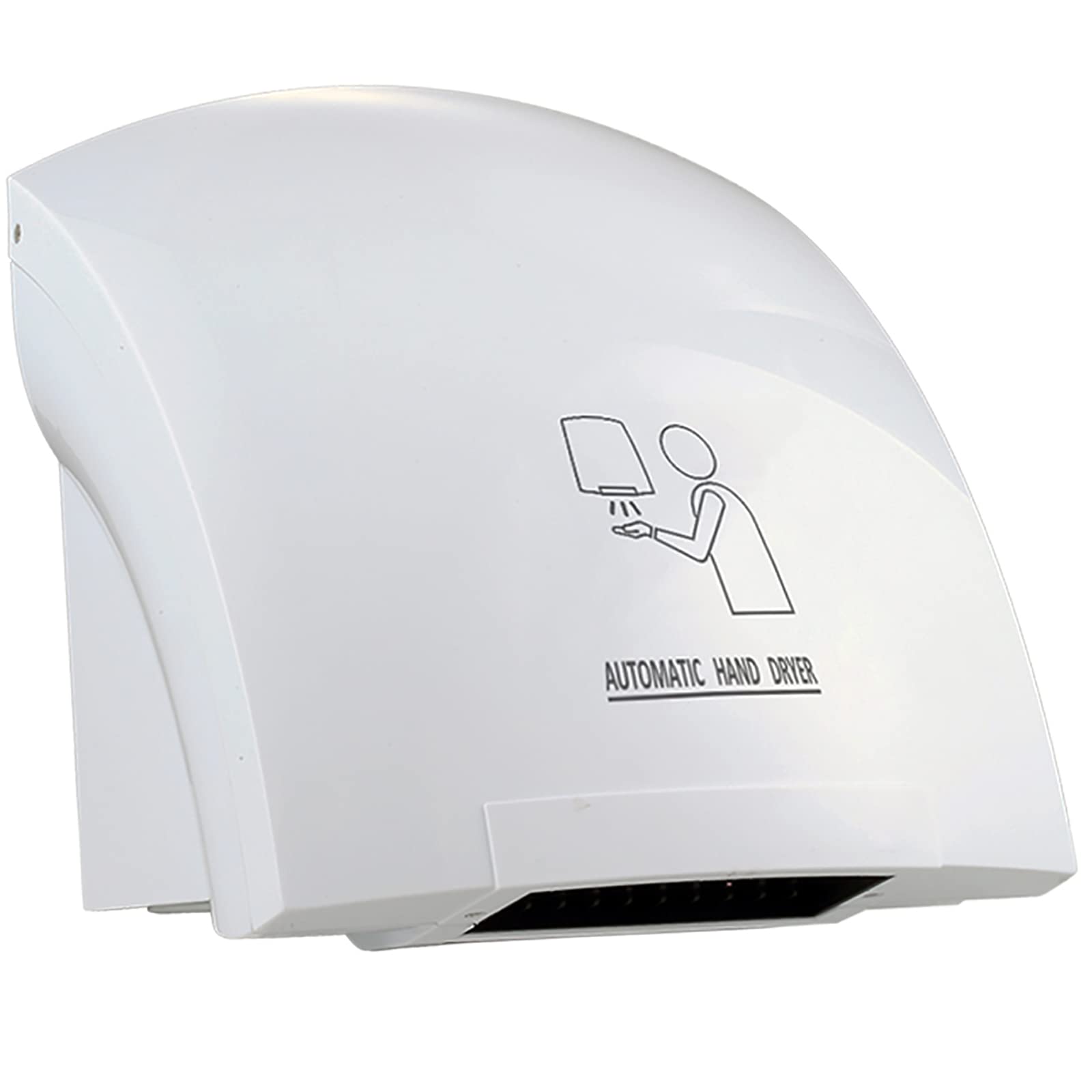 Automatic Hand Dryer with Infrared Motion Sensor - Touchless, Quiet & High-Speed Warm Air Dryer - Wall Mounted ABS Bathroom Hand Dryer for Home, Office, and Public Restrooms