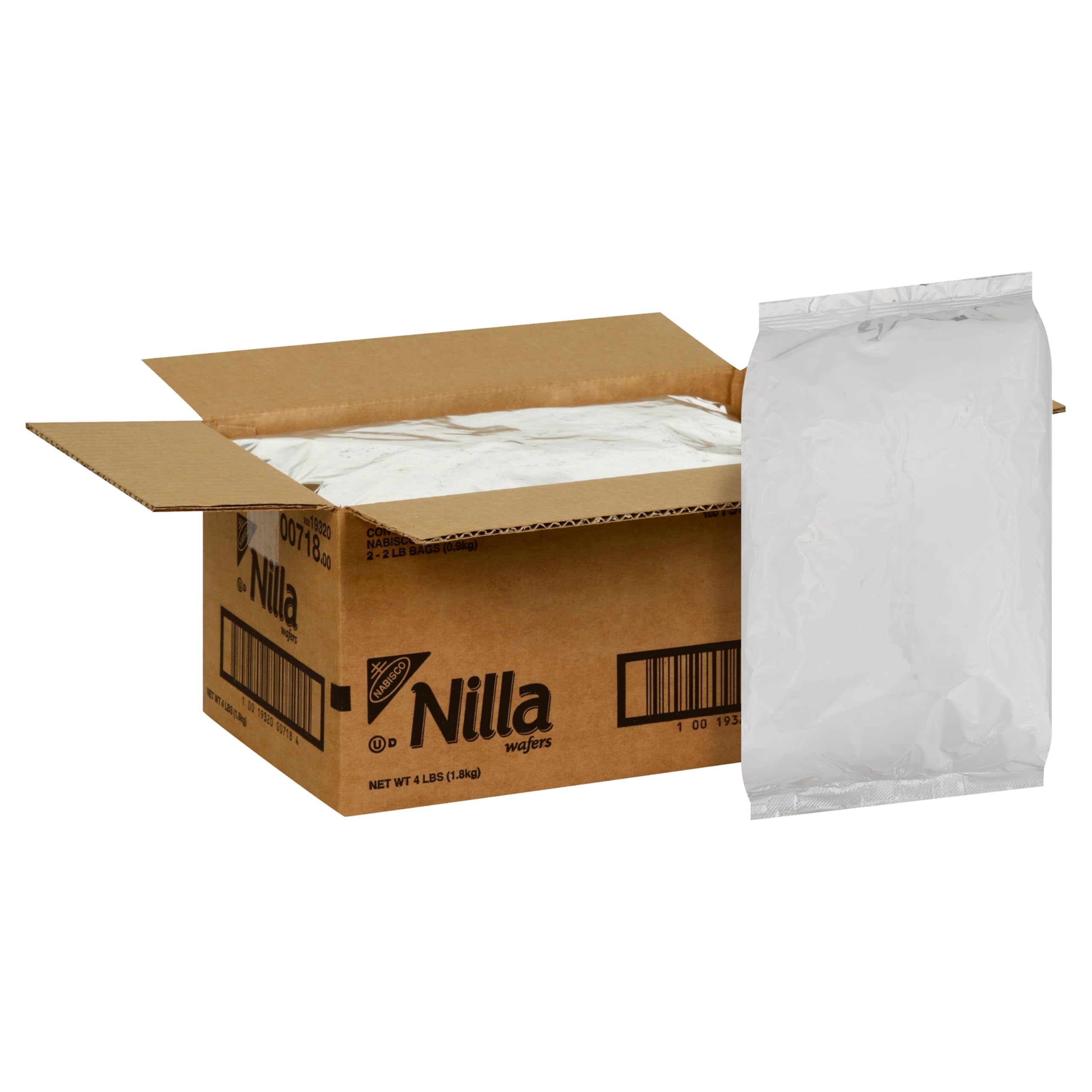 Nilla Wafers Cookies - Vanilla Flavored Snack Cookies, 2-Pack (2 lbs Each) - Perfect for Baking, Snacking & Dessert Toppings
