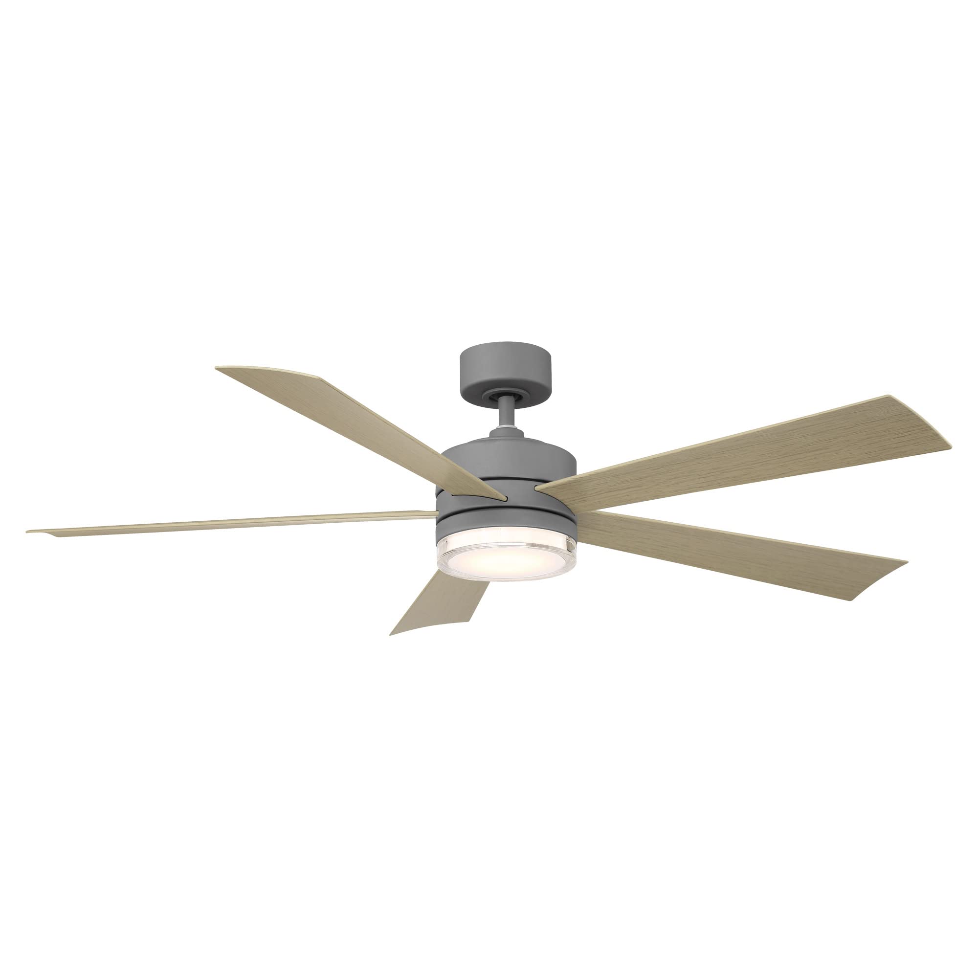 Wynd Smart 60-Inch Indoor/Outdoor Ceiling Fan with 3500K LED Light, Remote Control, Alexa & Google Assistant Compatible, Ideal for Living Rooms, Bedrooms, and Patios