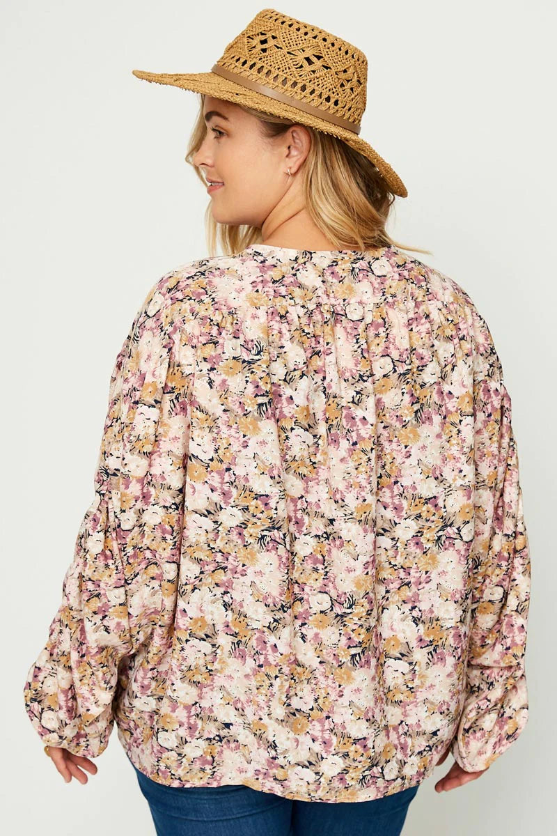 Forget Me Not Kimono | Elegant Floral Japanese Robe for Women | Perfect for Spa, Yoga & Relaxation at Home