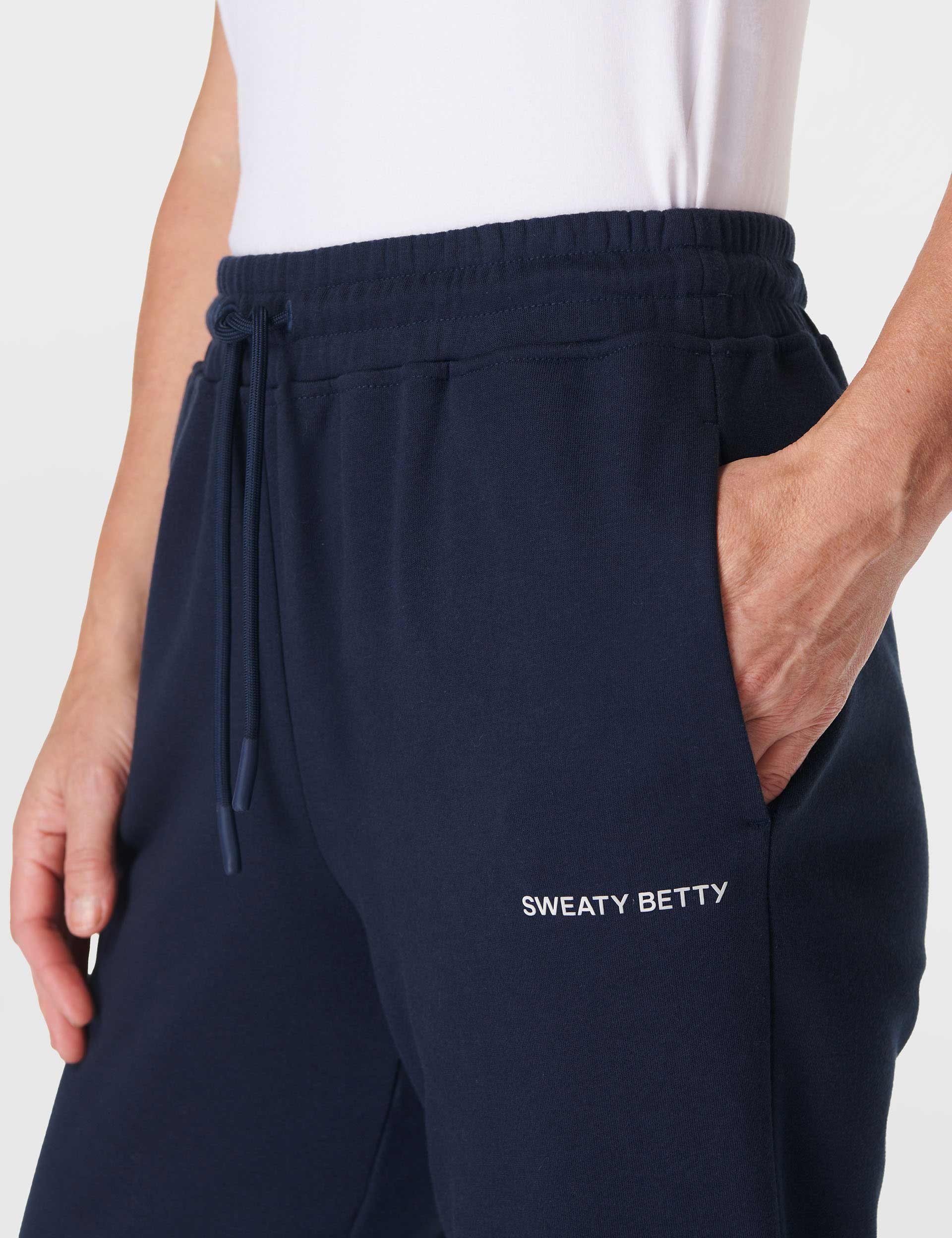Revive Relaxed Jogger Pants for Men - Soft Comfortable Lounge & Running Joggers in Navy Blue - Perfect for Yoga, Gym, Travel & Casual Wear