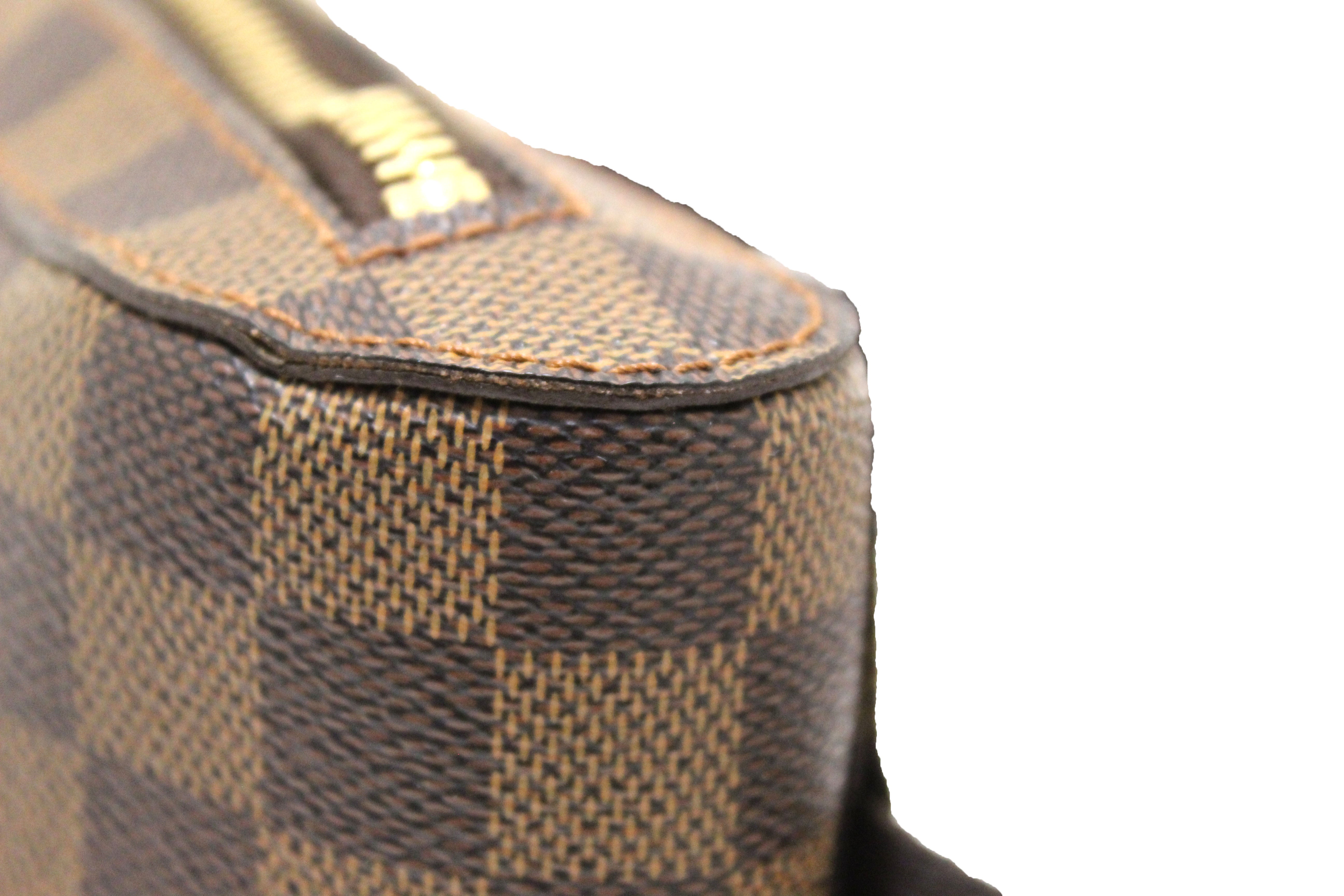 Authentic Louis Vuitton Damier Ebene Geronimos Waist Bag for Men & Women - Luxury Crossbody Fanny Pack - Perfect for Travel, Hiking & Everyday Use