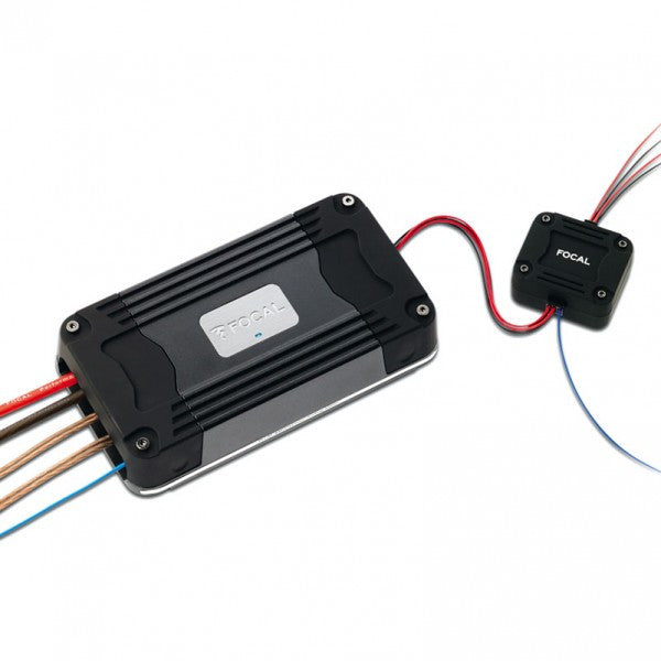 Focal FD 2.350 Ultra Compact 2 Channel Car Amplifier - High Power Audio System for Cars, Trucks & SUVs - Perfect for Upgrading Vehicle Sound System