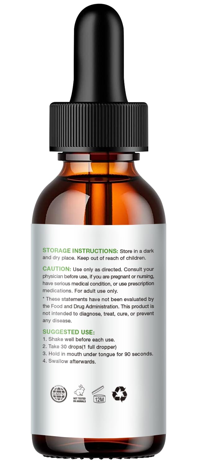Premium Omega 3 6 9 Hemp Oil Drops - Organic Supplement for Heart, Brain & Joint Health - Supports Immunity & Reduces Inflammation - Perfect for Daily Wellness & Active Lifestyle