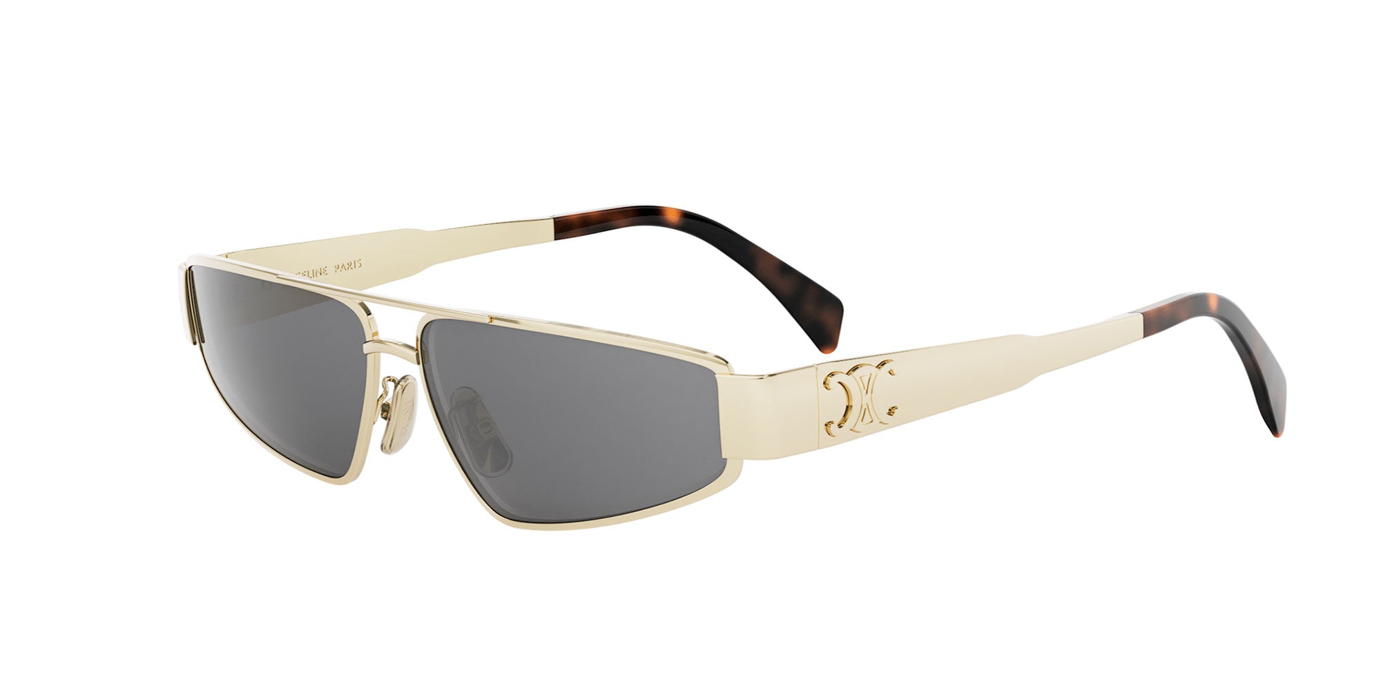 CELINE Metal Triomphe CL40318U Sunglasses - Luxury Designer Shades for Women & Men | Perfect for Outdoor Activities, Travel & Fashion Statements