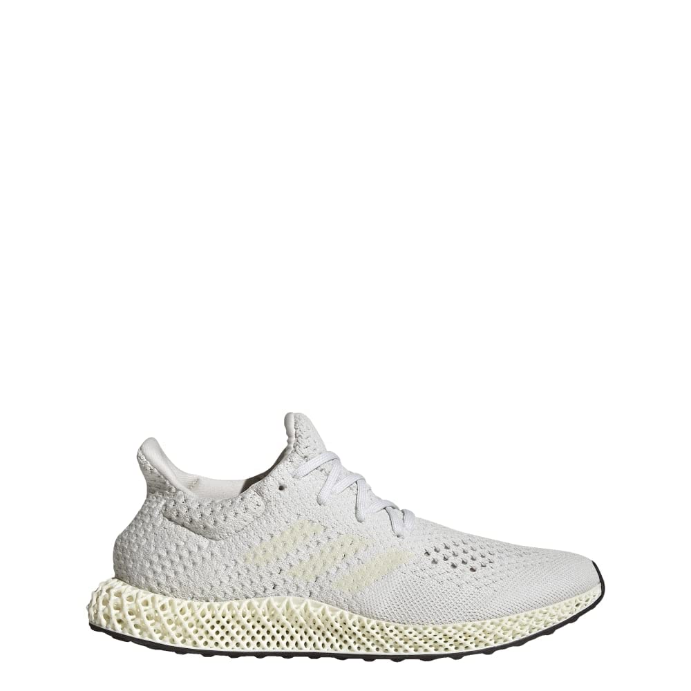 adidas Men's Futurecraft 4D Running Shoes Q46229 - Chalk White - Size 12 US - Lightweight 3D-Printed Midsole for Enhanced Performance - Perfect for Jogging, Gym Workouts & Daily Wear