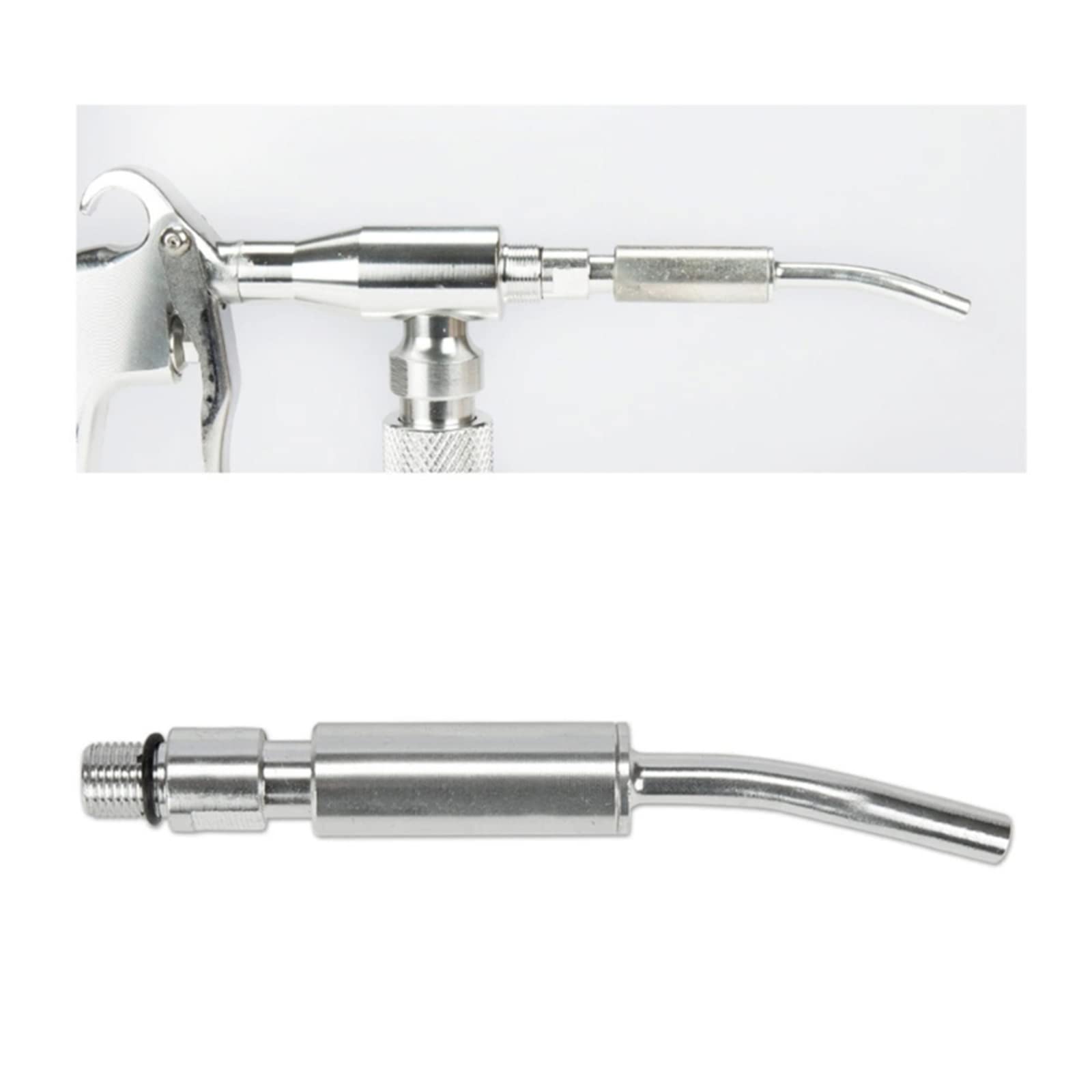 2Pcs Japanese Bearing Tube Nozzle - High Quality Car Interior Air Blow Gun Nozzle Replacement Parts for Auto Detailing, Workshop & Industrial Cleaning