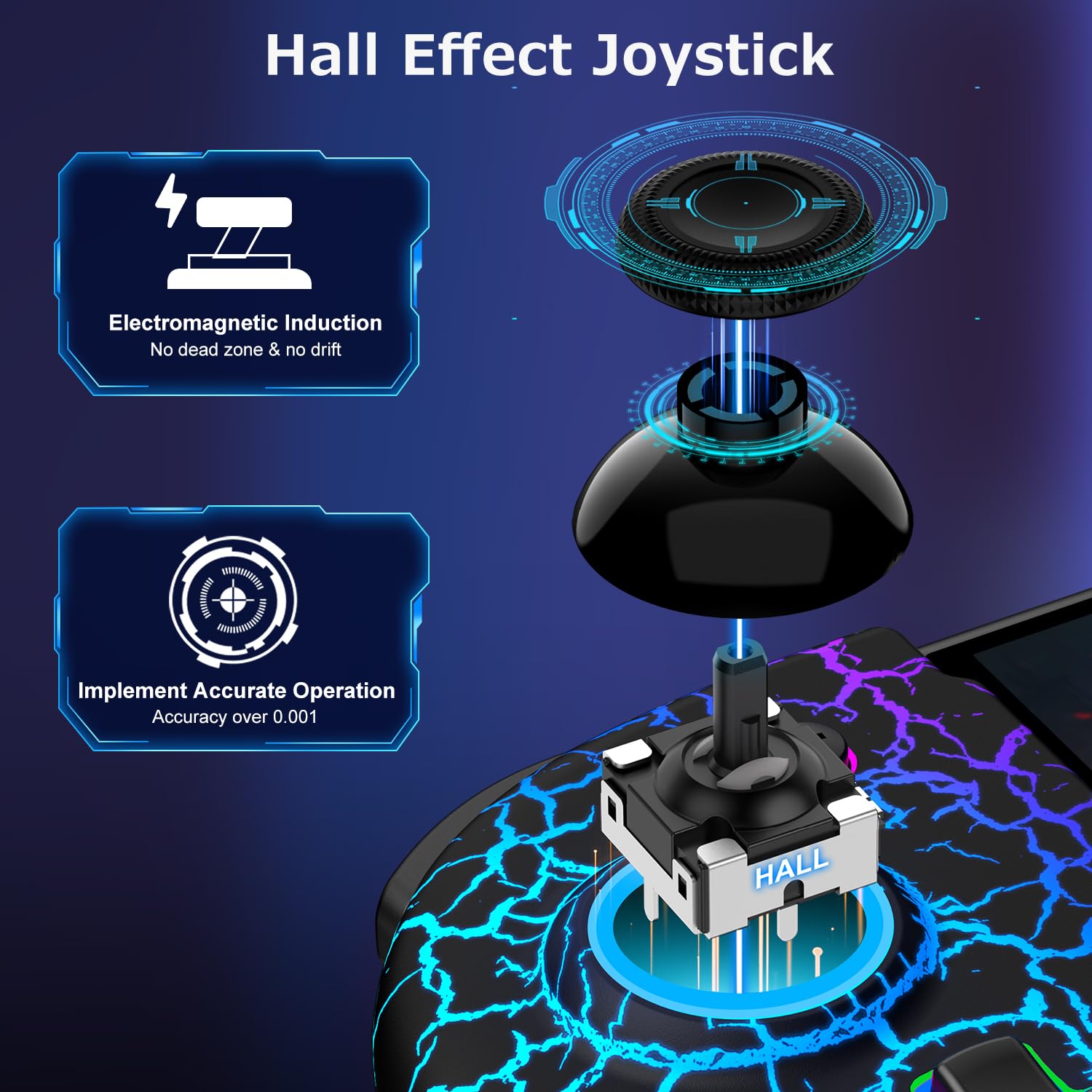 Wireless Pro Controller for Nintendo Switch & Switch OLED - Ergonomic Full-Size Gamepad with One-Piece Joypad Design | Perfect for Handheld Mode Gaming, Multiplayer Sessions & Long Play Comfort