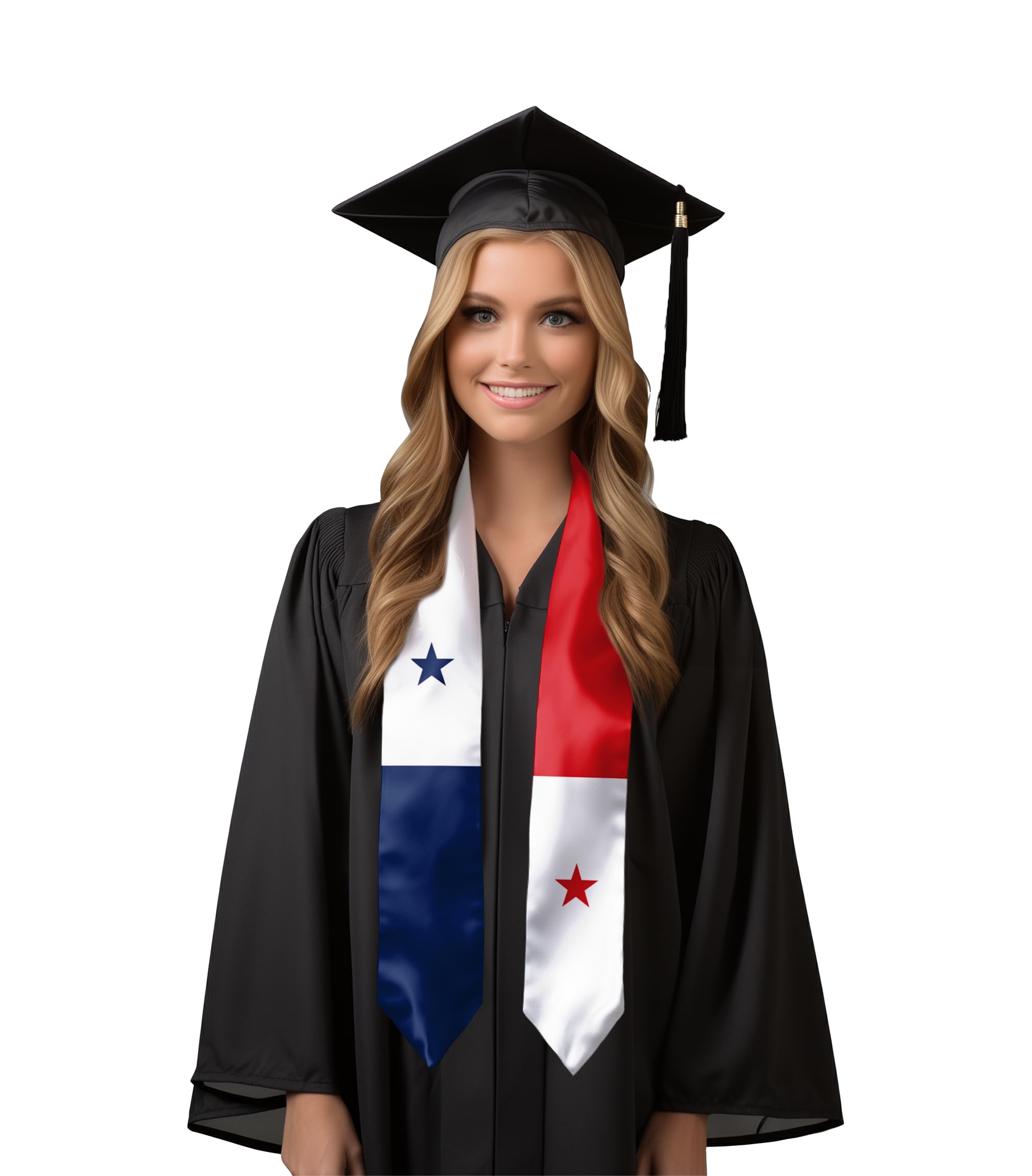 Civilos Unisex Graduation Stole - 72 Inch Honor Sash for Graduation Students - Perfect for Commencement Ceremonies, Graduation Photos & Academic Achievements