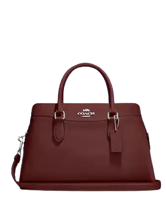 Coach Darcie Carryall Handbag for Women - Genuine Leather Crossbody Purse with Adjustable Strap, Perfect for Work, Travel & Everyday Use