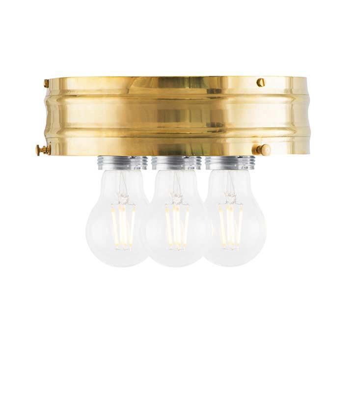 Heidenstam Plafond 200 Brass Ceiling Light Fixture - Elegant Vintage Lighting for Living Room, Bedroom & Dining Room