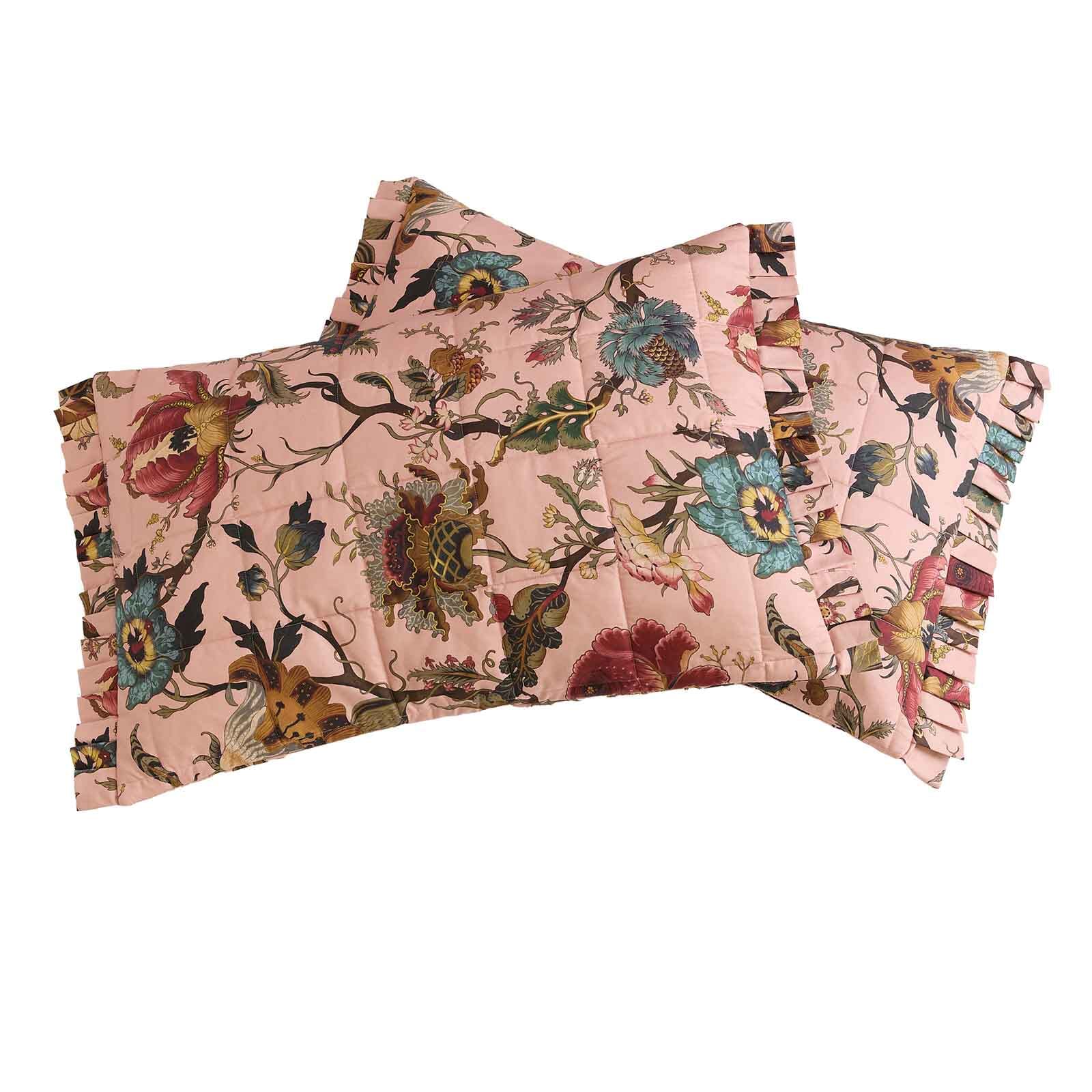 Premium ARTEMIS Cotton Sateen Pillowcases Set of 2 - Soft Luxury Pillow Covers for Bedroom, Blush Pink - Perfect for Home Decor, Guest Room & Hotel Style Bedding