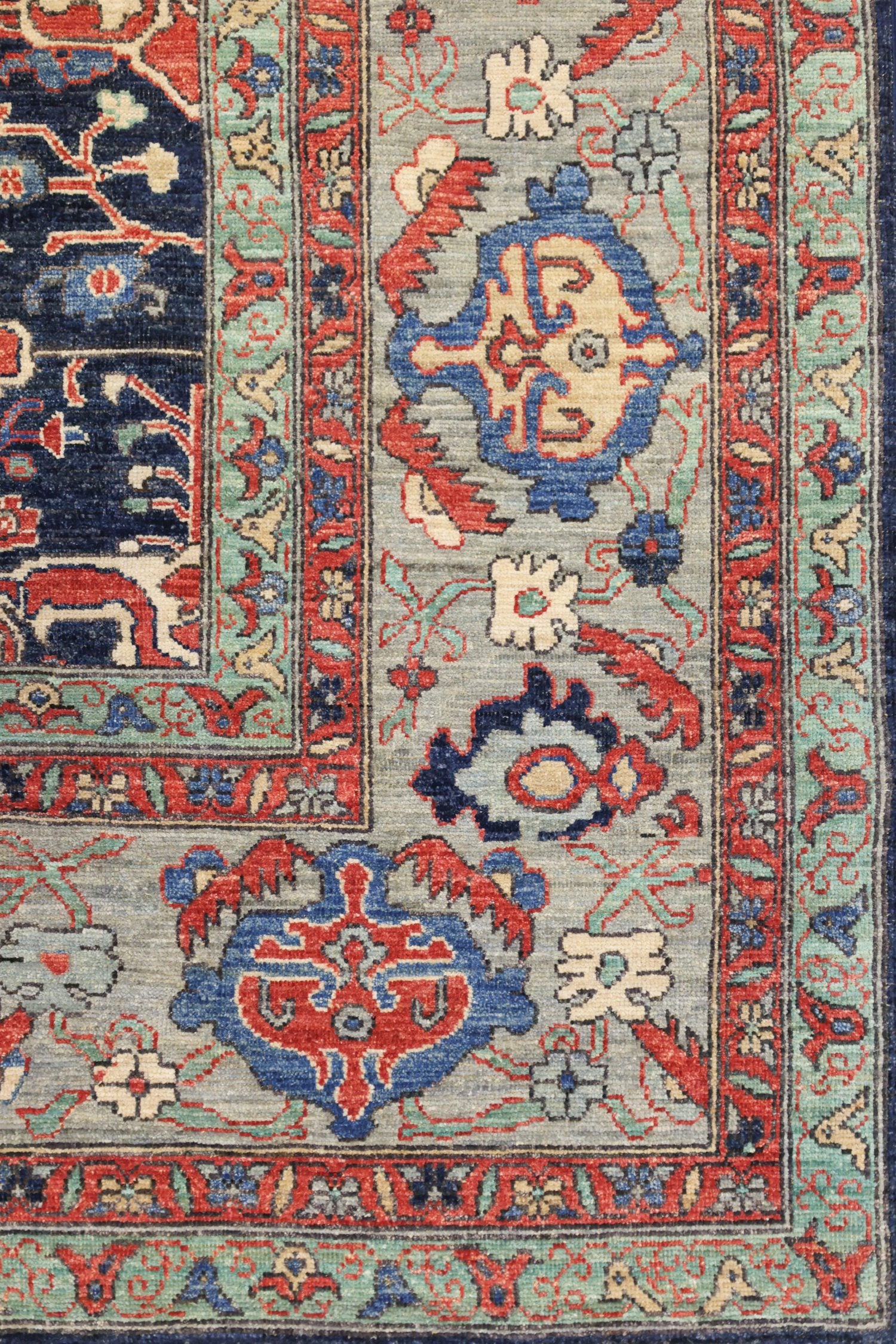 Authentic Arabesque Bijar Handwoven Tribal Rug - J74856 | Persian Style Home Decor for Living Room, Bedroom & Office