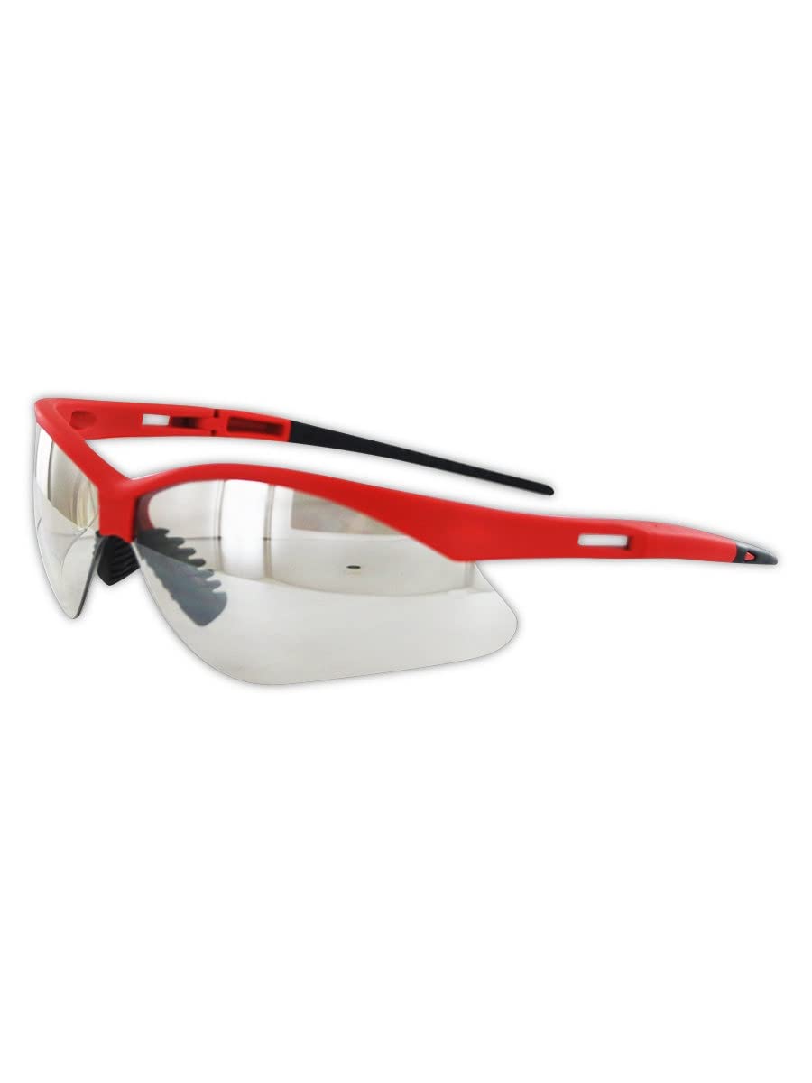 Wraparound Safety Glasses - 48 Pack Lightweight Protective Eyewear with Hard Coat Lens, Soft TPR Nose Pad & Comfortable Temple Tips for Sports, Construction & DIY Projects | ANSI Certified Impact Resistant Glasses