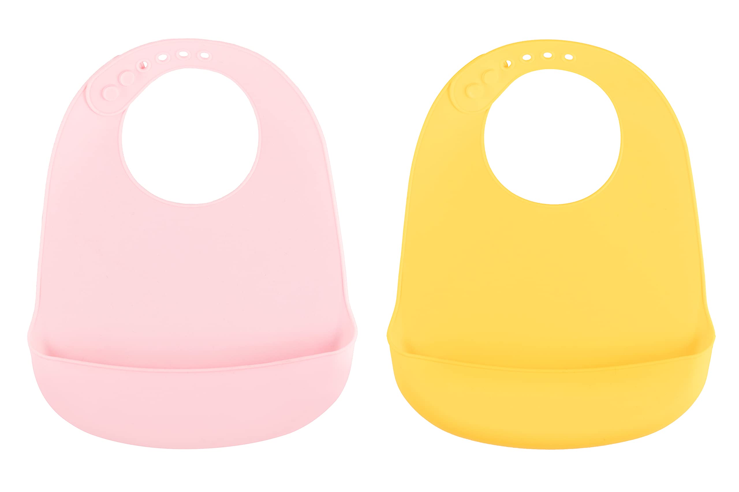 Premium Silicone Baby Bibs - Waterproof, BPA-Free for 6-72 Months | Mess-Free Feeding