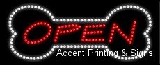 Energy Efficient Open LED Sign - High Impact & Bright Illumination for Storefronts, Restaurants, and Business Advertising