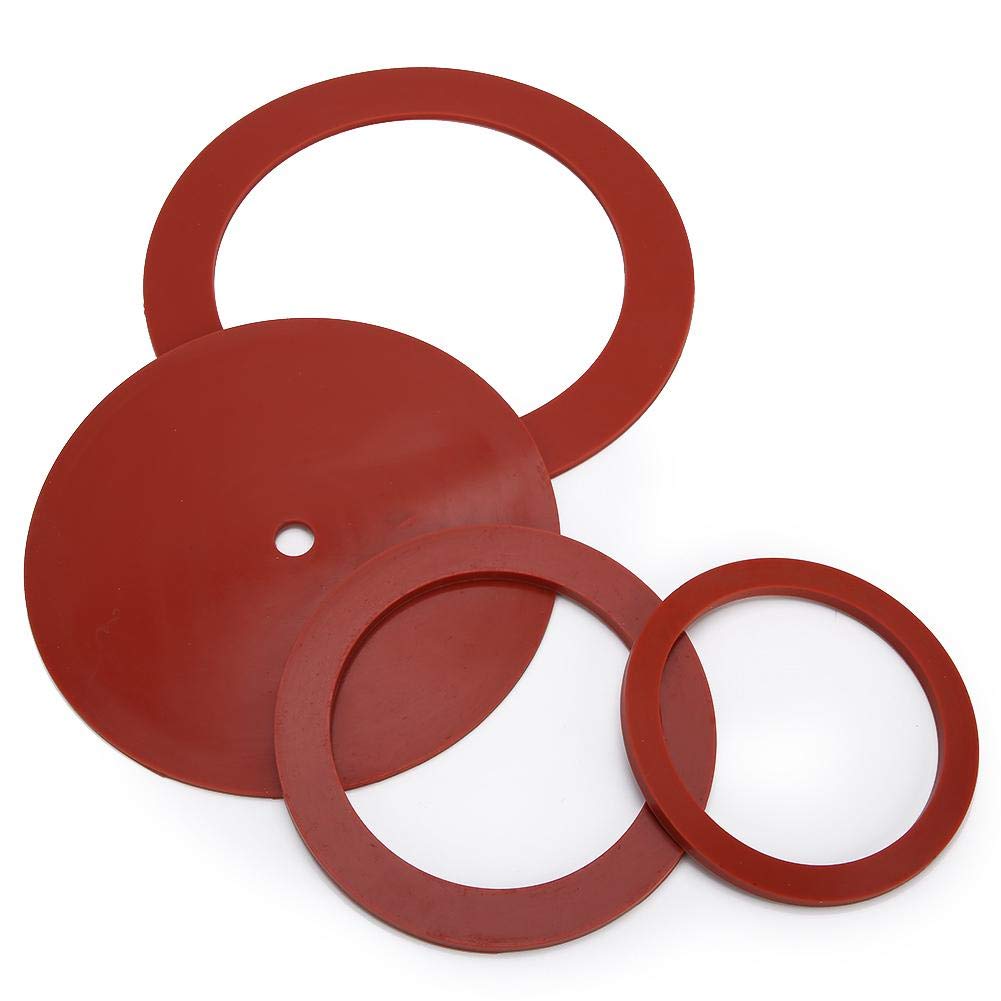 4Pcs Professional Jewelry Rubber Gaskets for Casting Machines - Durable Sealing Accessories for Jewelry Making, Repair & Workshop Use - Perfect for Jewelers, Repair Shops & DIY Enthusiasts