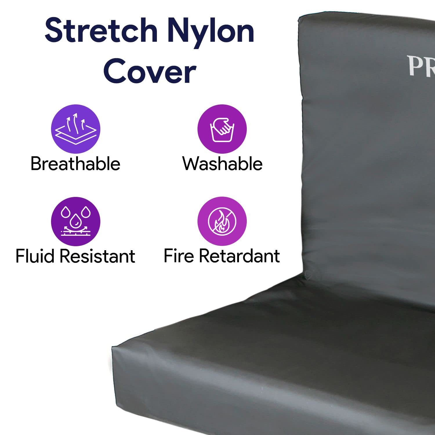 Orthopedic Wheelchair Cushion & Lumbar Support Pillow Set - Memory Foam Back Pain Relief for Office Chair, Car Seat & Home Use - Pressure Redistribution (22”x32”x3” & 20”x16”x3”) - Ideal for Elderly, Post-Surgery & Long Sitting Comfort