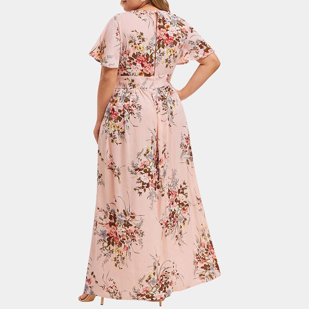 Women's Summer Maxi Dresses - Flowy Sleeveless Casual Sundress with V-Neck for Beach, Party & Everyday Wear | Sexy Long Dress for Women
