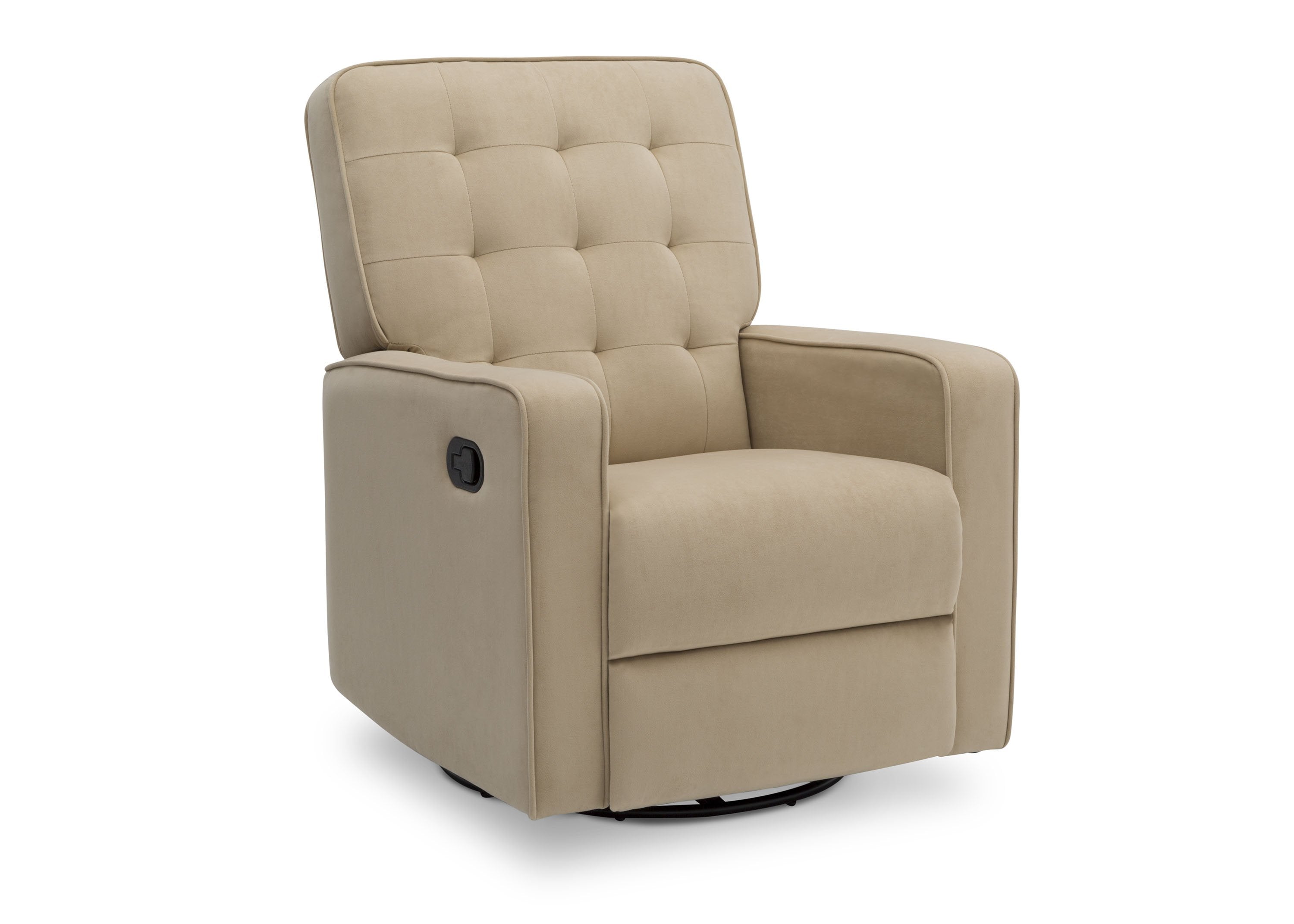 Premium Graham Nursery Glider Swivel Recliner Chair with LiveSmart Fabric by Culp - Perfect for Baby Nurseries, Breastfeeding & Relaxing in Nursery Rooms