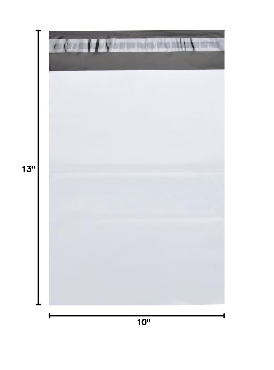 MFLABEL 500 Pack 10x13 Inches White Poly Mailers - 2.5 Mil Thick Shipping Envelopes for Ecommerce, Amazon FBA, USPS & Small Business Packaging