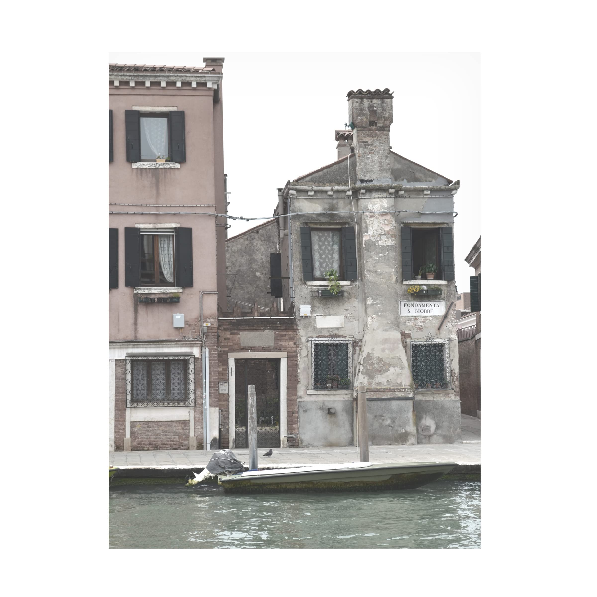 Sharon Chandler Venetian Facade Photos V Canvas Art Print - 35x47 Inches, Trademark Fine Art - Perfect for Living Room, Bedroom & Office Decor
